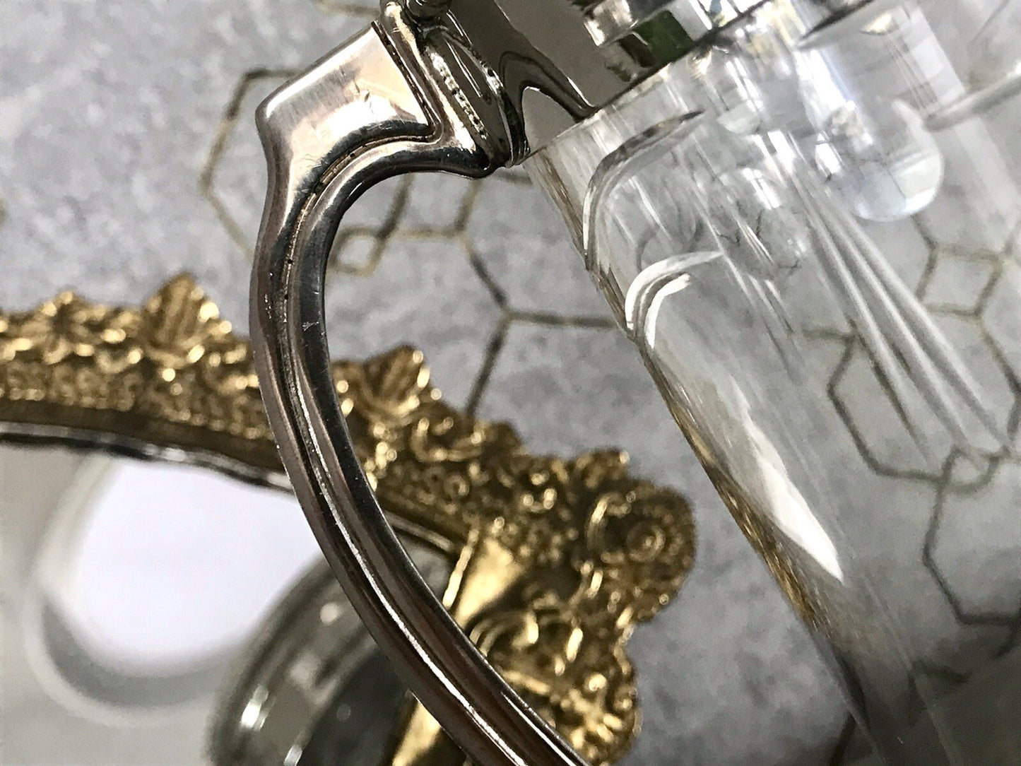 Antik Jugendstil Art Déco Dose versilbert? Argentor? Bonboniere  Konfektdose