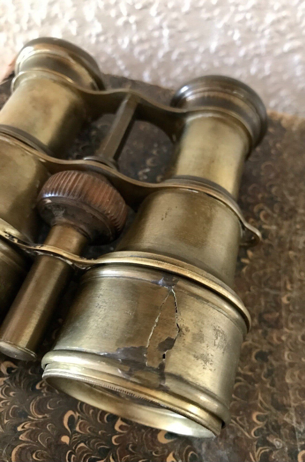 Antik Fernglas Opernglas Messing