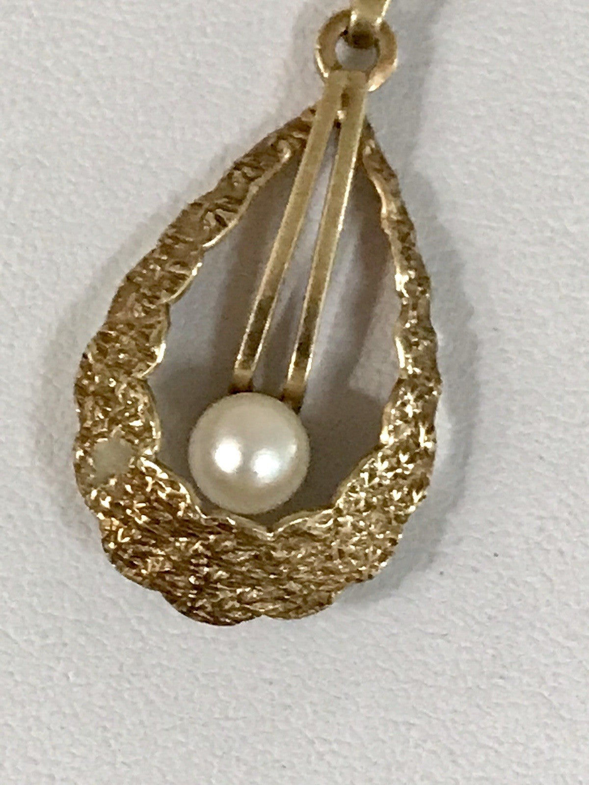 Vintage Halskette mit Änhänger Amerik. Doublè gold Sehr SCHÖN TeKa