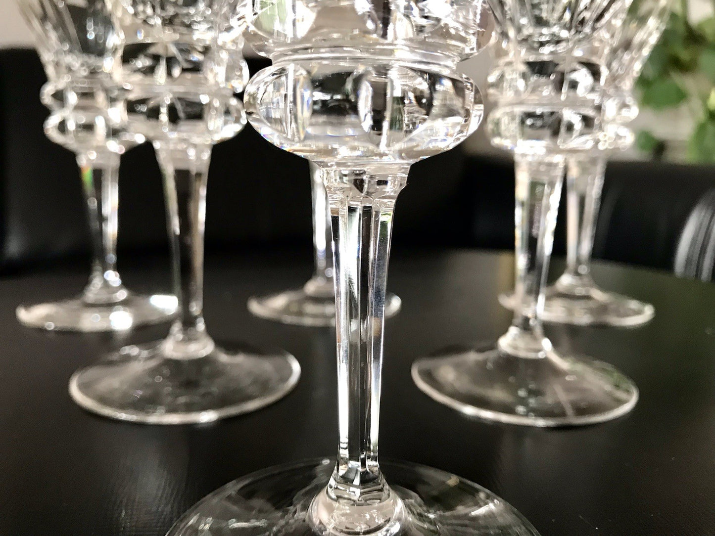Vintage Set á 6St. & Set à5 St. EDEL Weingläser Gläser Kristallglas Bleikristall