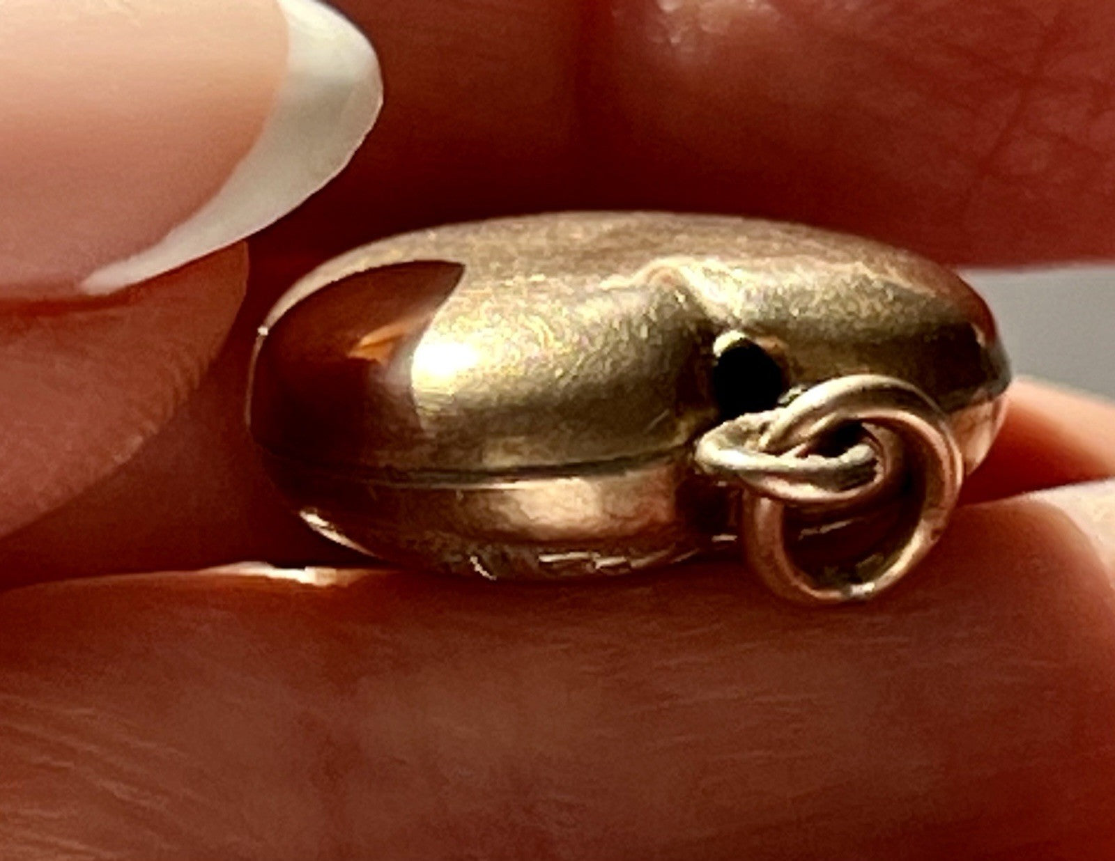 Antik Herz Kettenanhänger Anhänger Schaumgold? Walzgold? gold Doublè? Opale?