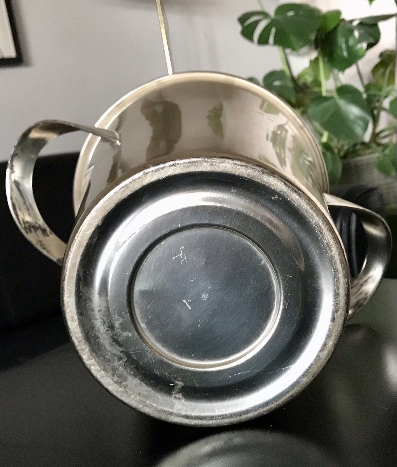 Vintage alt WMF Sekteimer Weinkühler Eiseimer versilbert Wagenfeld Ära