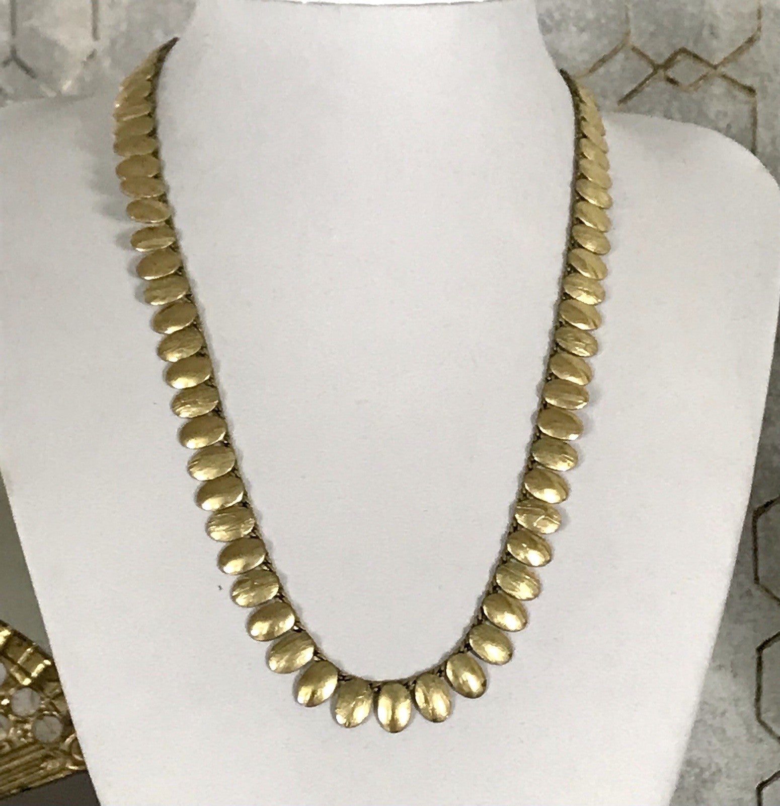 Vintage 60er Collier Halskette Amerik. Doublè gold SCHÖN