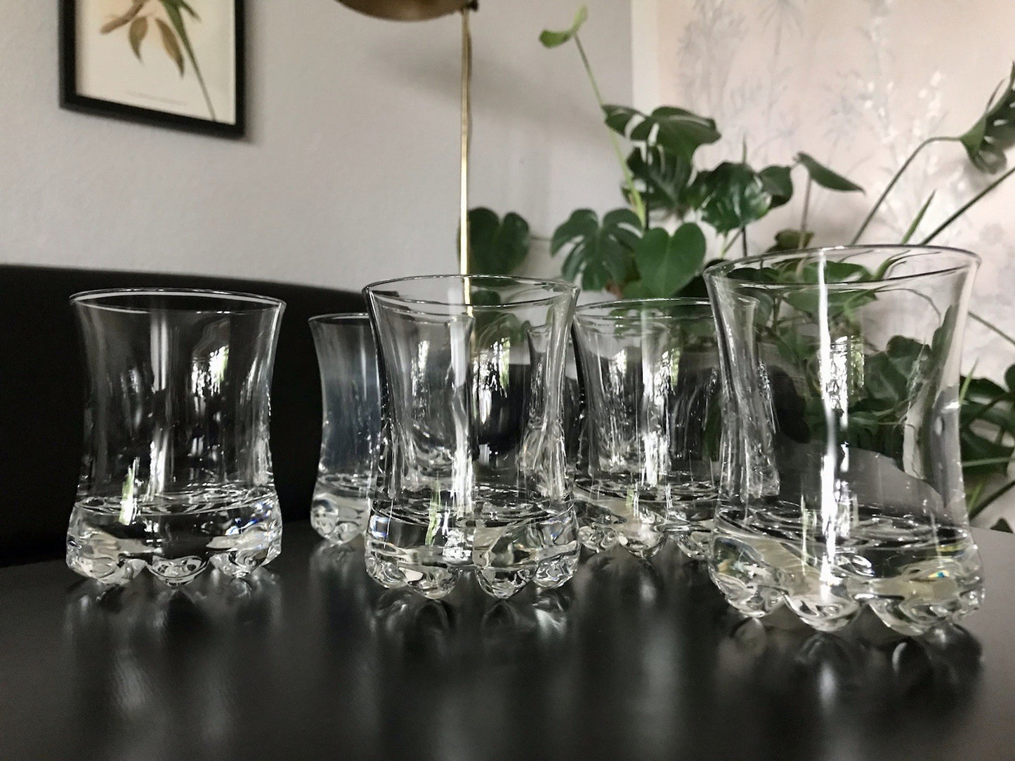 Vintage 6 Luigi Bormioli Light&Music Wasser Whisky? Gläser Kristallglas Glas