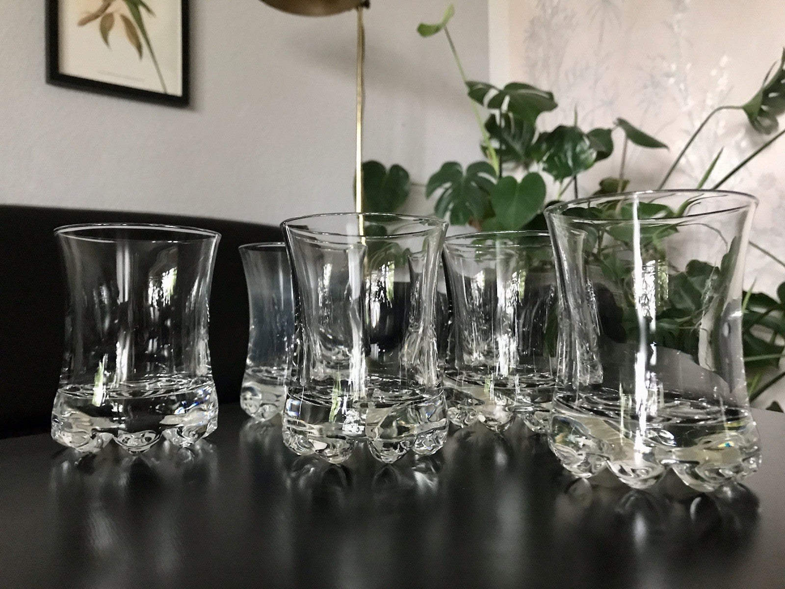 Vintage 6 Luigi Bormioli Light&Music Wasser Whisky? Gläser Kristallglas Glas