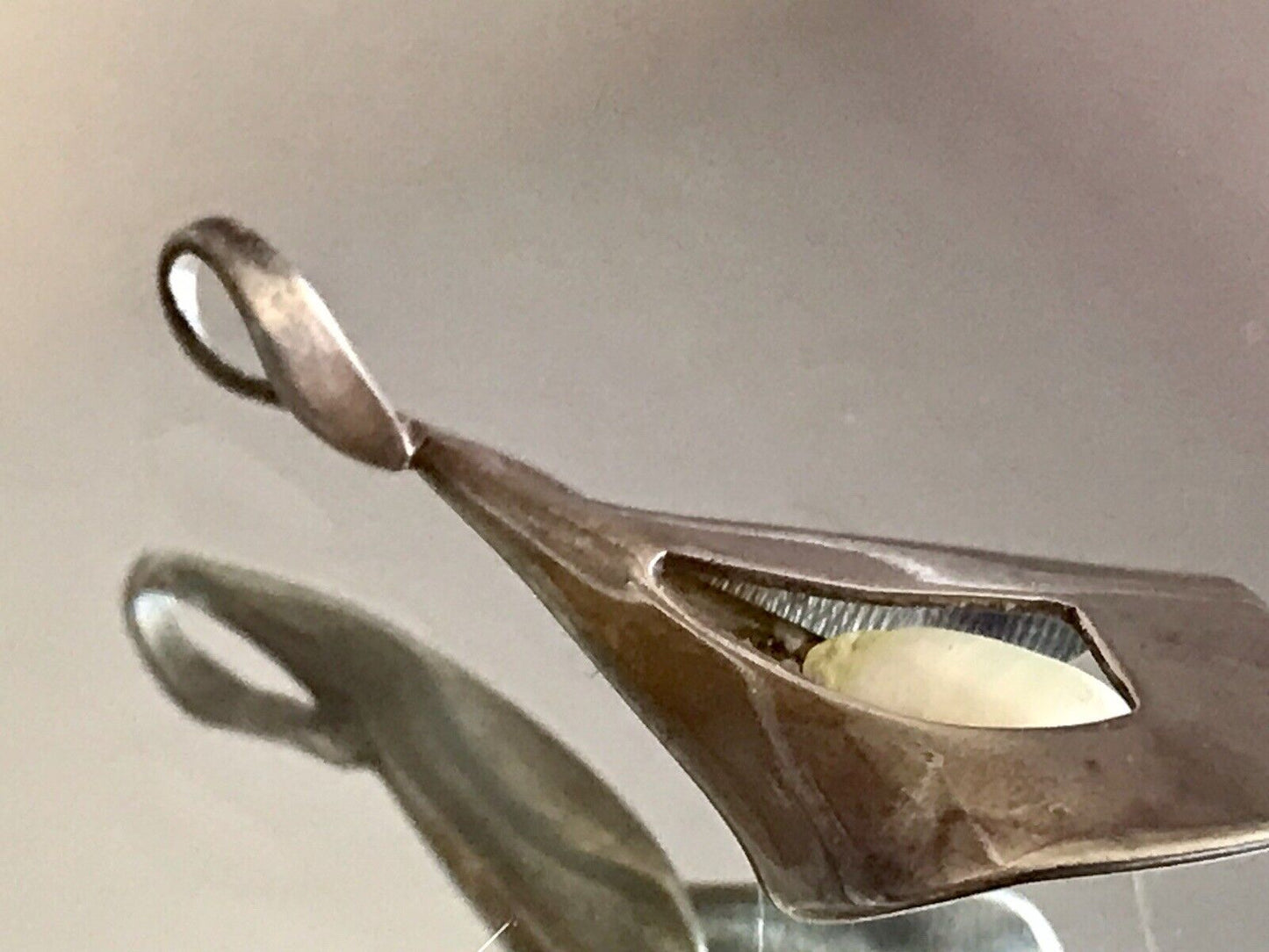 Antik Jugendstil Anhänger Kettenanhänger Silber Perle SO SCHÖN!
