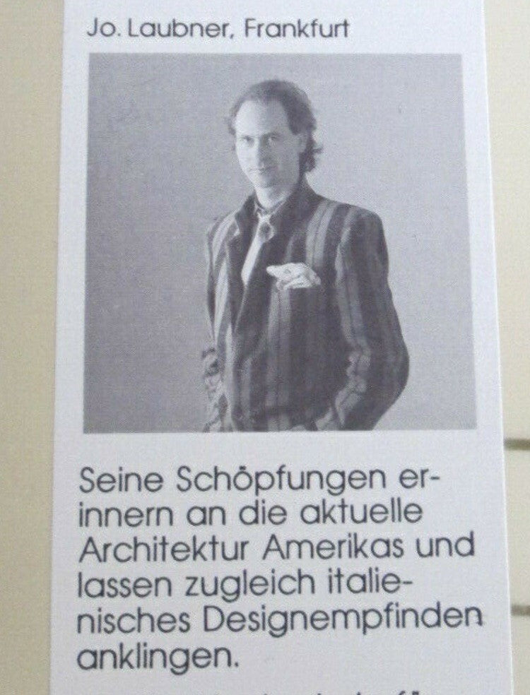Vintage Designer Tablett Serviertablett 80’s Jahre WMF Jo Laubner Design