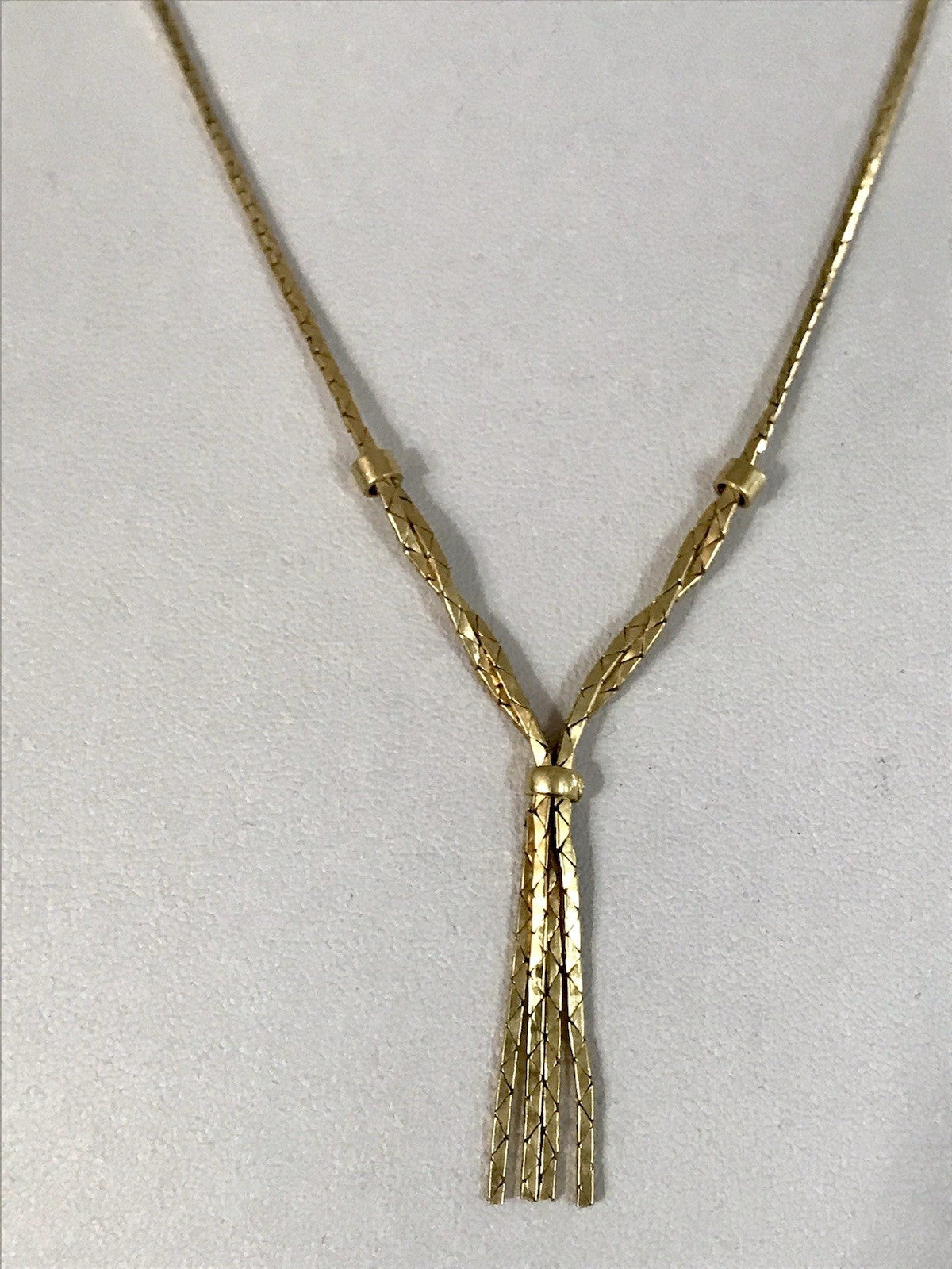 Vintage 60er Collier Halskette Amerik. Doublè gold SCHÖN Kette Damen