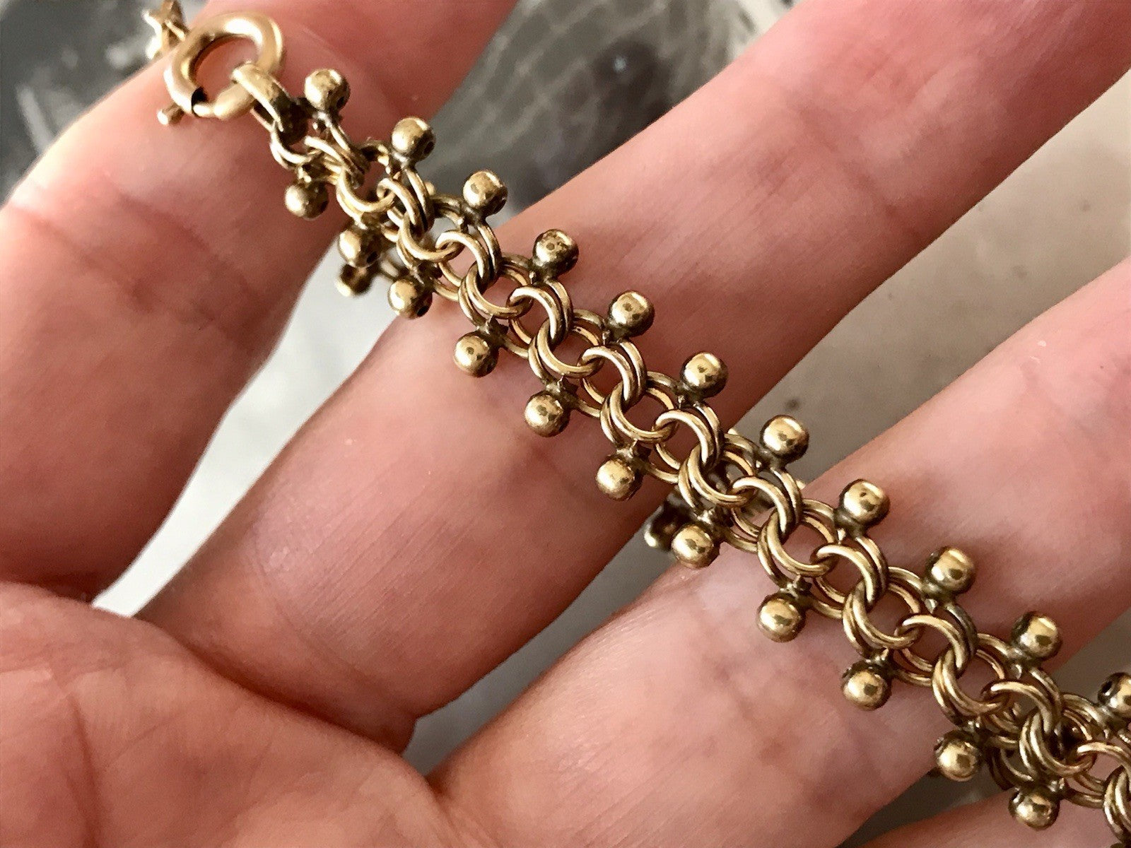 Vintage Armband vergoldet Amerik. Doublè  SCHÖN! FBM