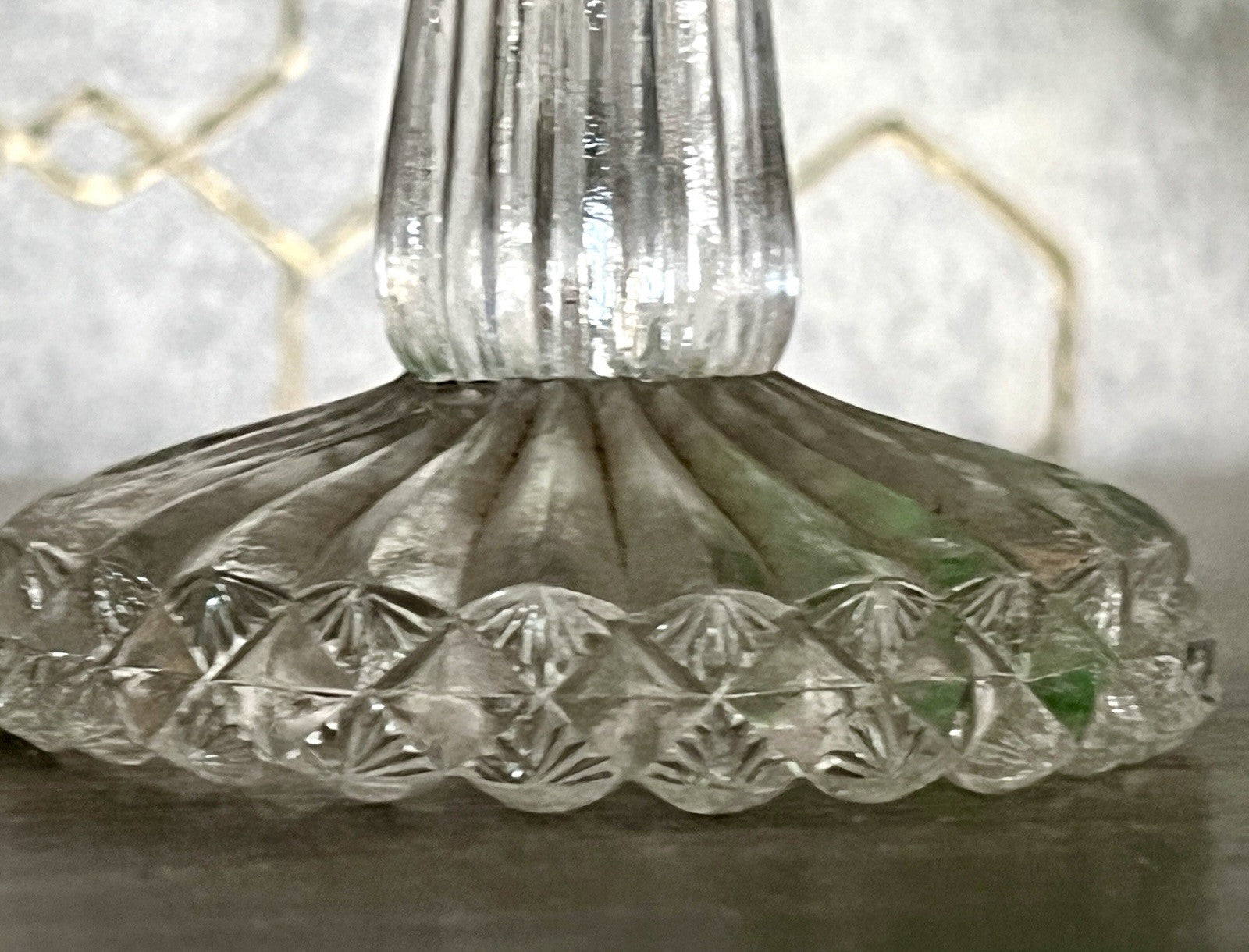 Antik Jugendstil Art Deco Pressglas Glas Fußschale Schale Zuckerschale