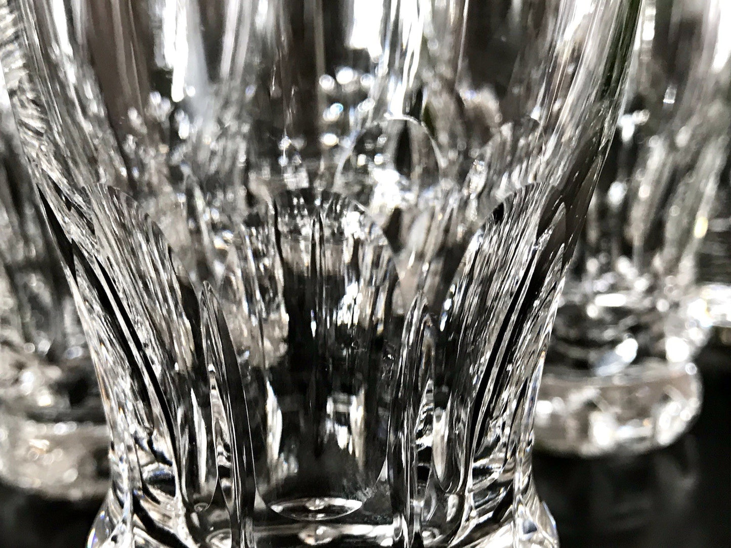 Vintage 6 EDEL  Wassergläser Trinkbecher Glas Kristallglas