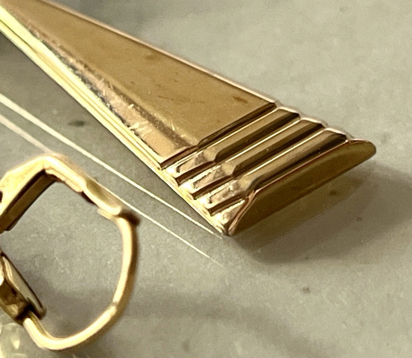 Vintage Ohrhänger Ohrringe vergoldet Amerik. Doublè Walzgold