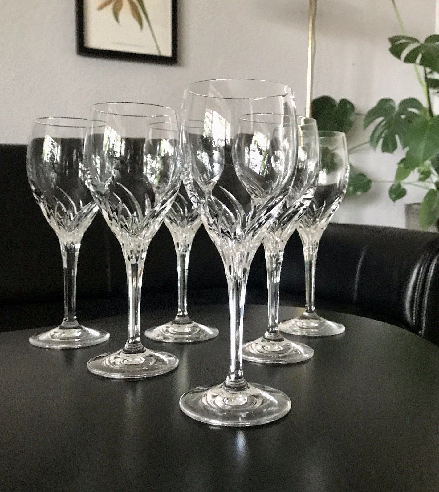 EDEL 6 Weingläser Gläser  Kristallglas Nachtmann Yvonne Bleikristall