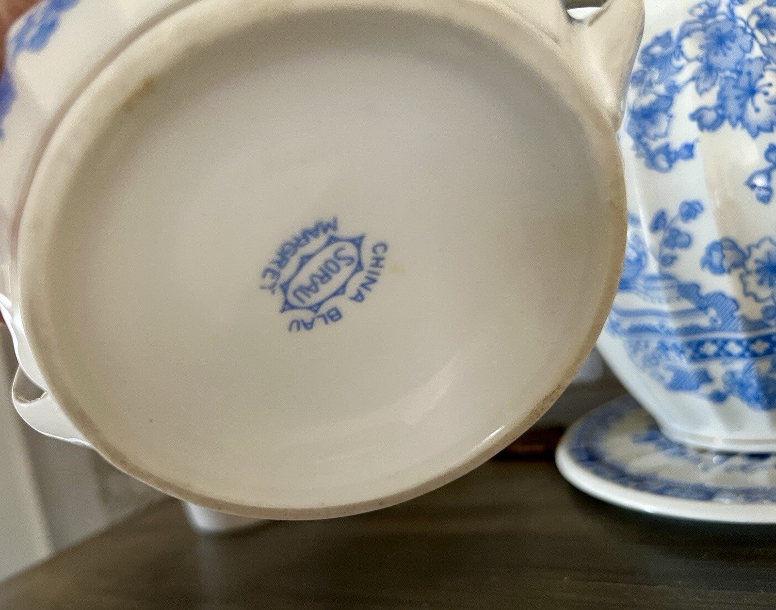 Edel Antik Jugendstil Sorau Margaret Porzellan Kaffeeservice Kernstück 4 Teile