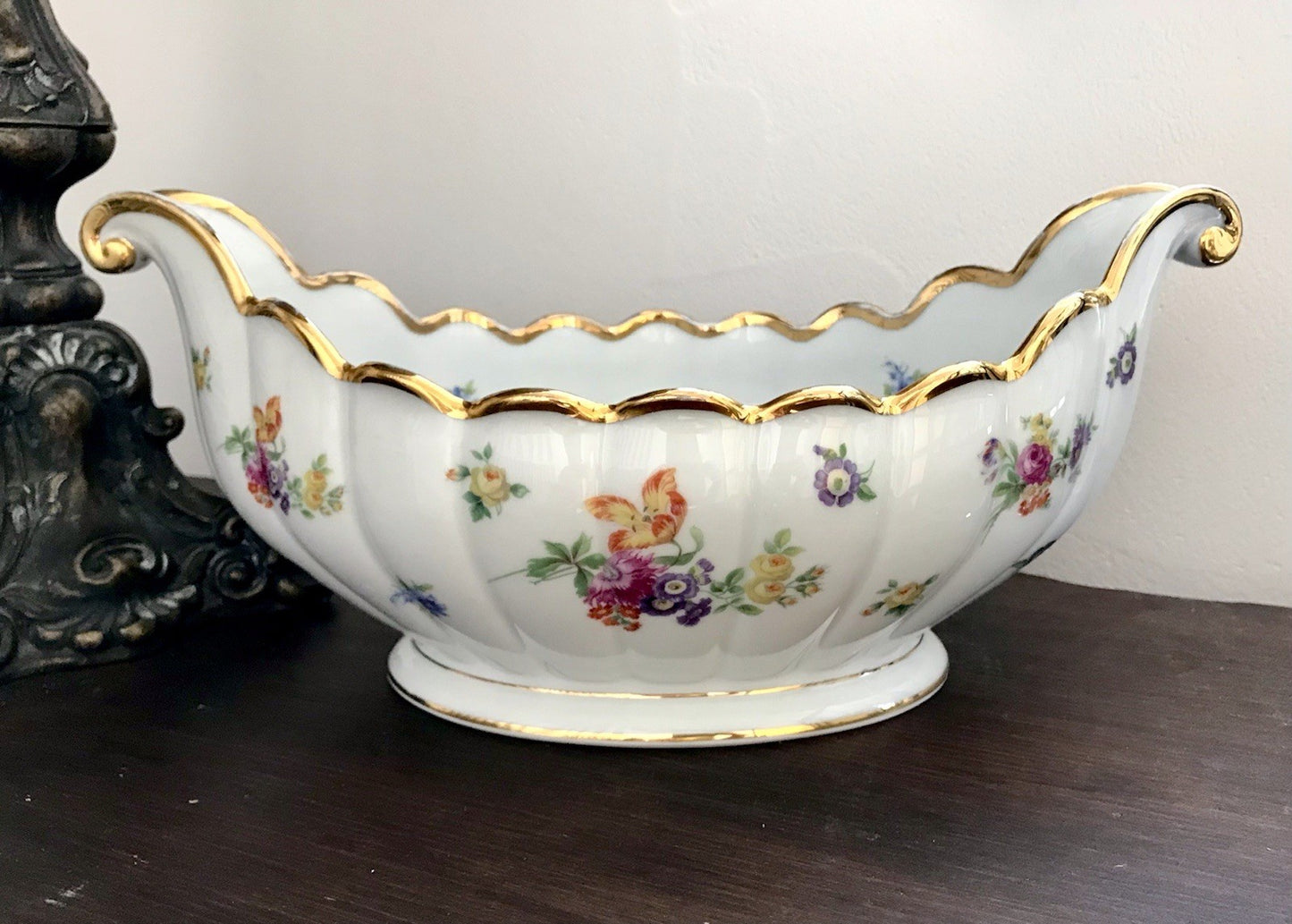 Antik Art Déco Edel Porzellan Zierschale Schale Jardiniere  Prunkschale Thomas