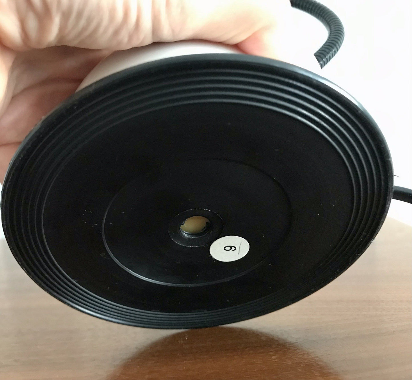 Vintage 70er Gelenkarm Tischleuchte Lampe Leuchte Stilplast Italy schwarz weiß