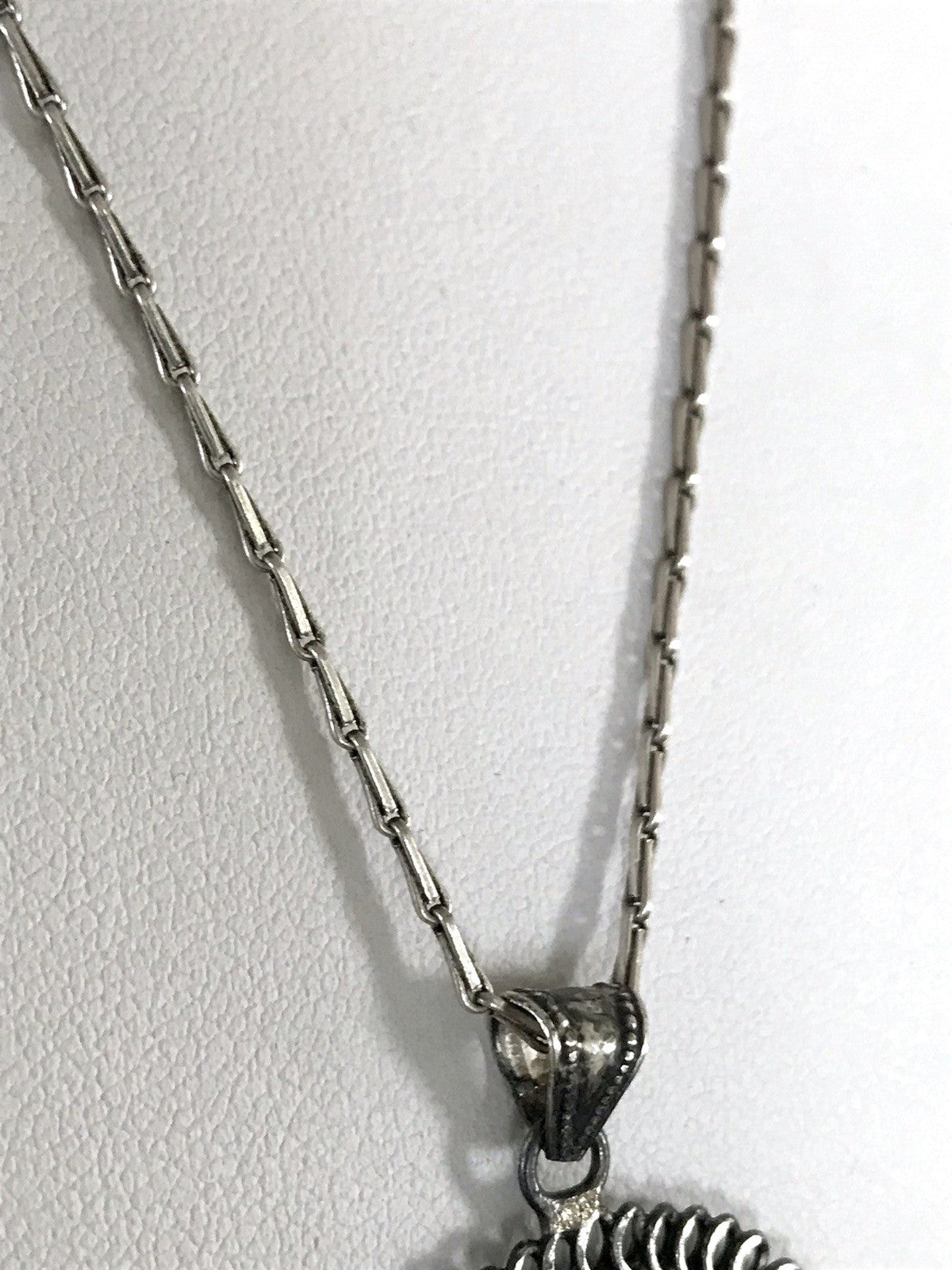 Antik Halskette Münze Kaiser Franz 1902 Anhänger Kettenanhänger Silber 835