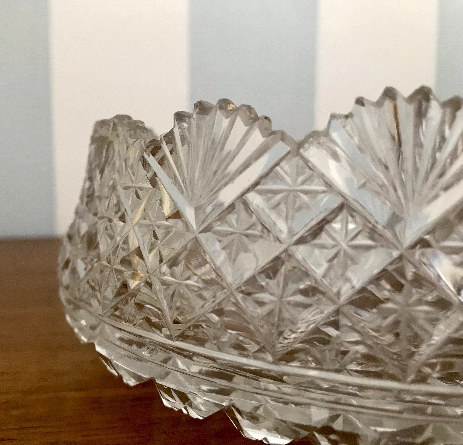 Antik Bleikristall Schale Glasschale Anbietschale Kristallglas Glas wundervoll!