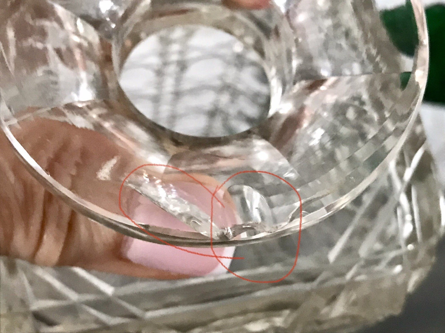 Antik ~1890 Baccarat 1x Glaskaraffe Karaffe Schnitt Bleikristall Edel! Dekanter