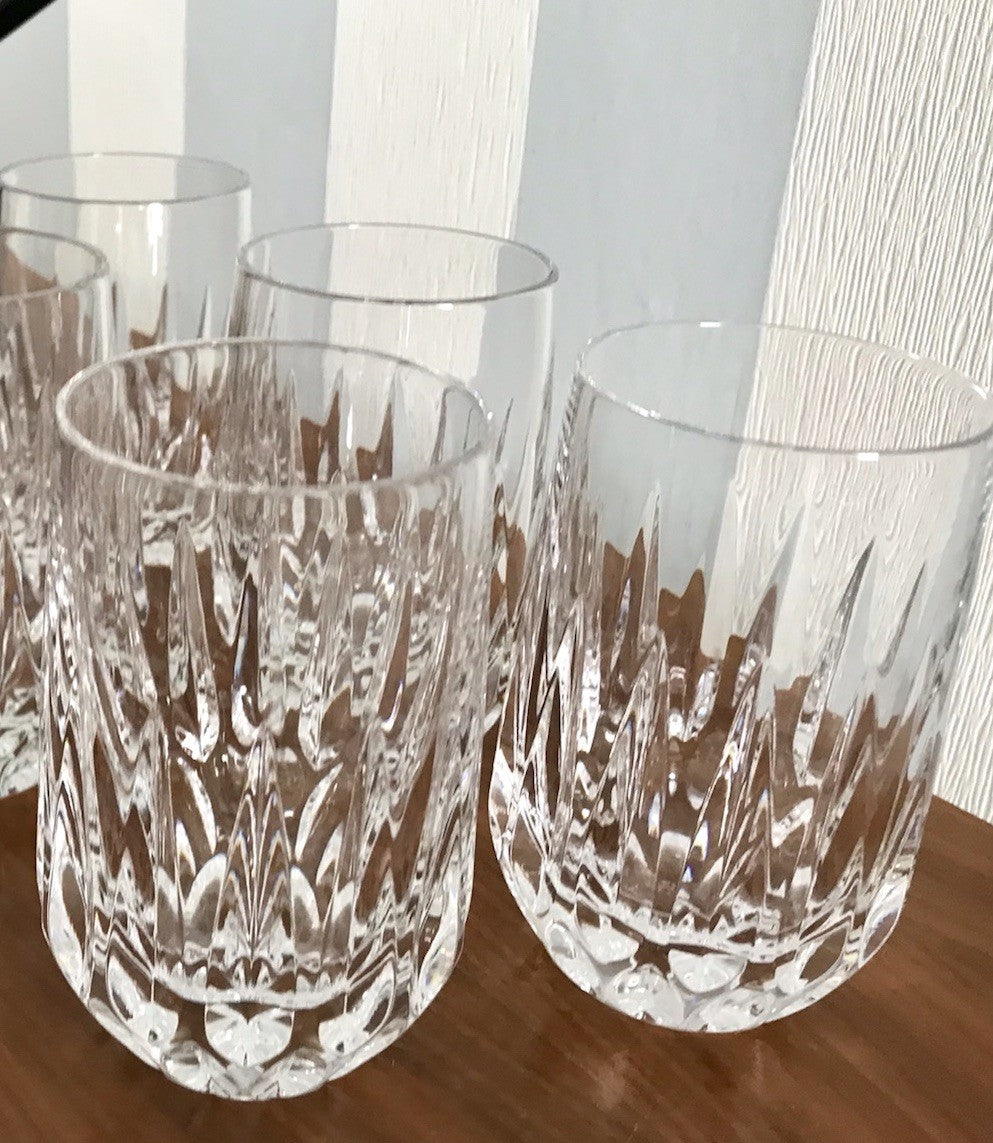 Vintage 3 edel Wassergläser Gläser Kristallglas geschliffen schön Nachtmann