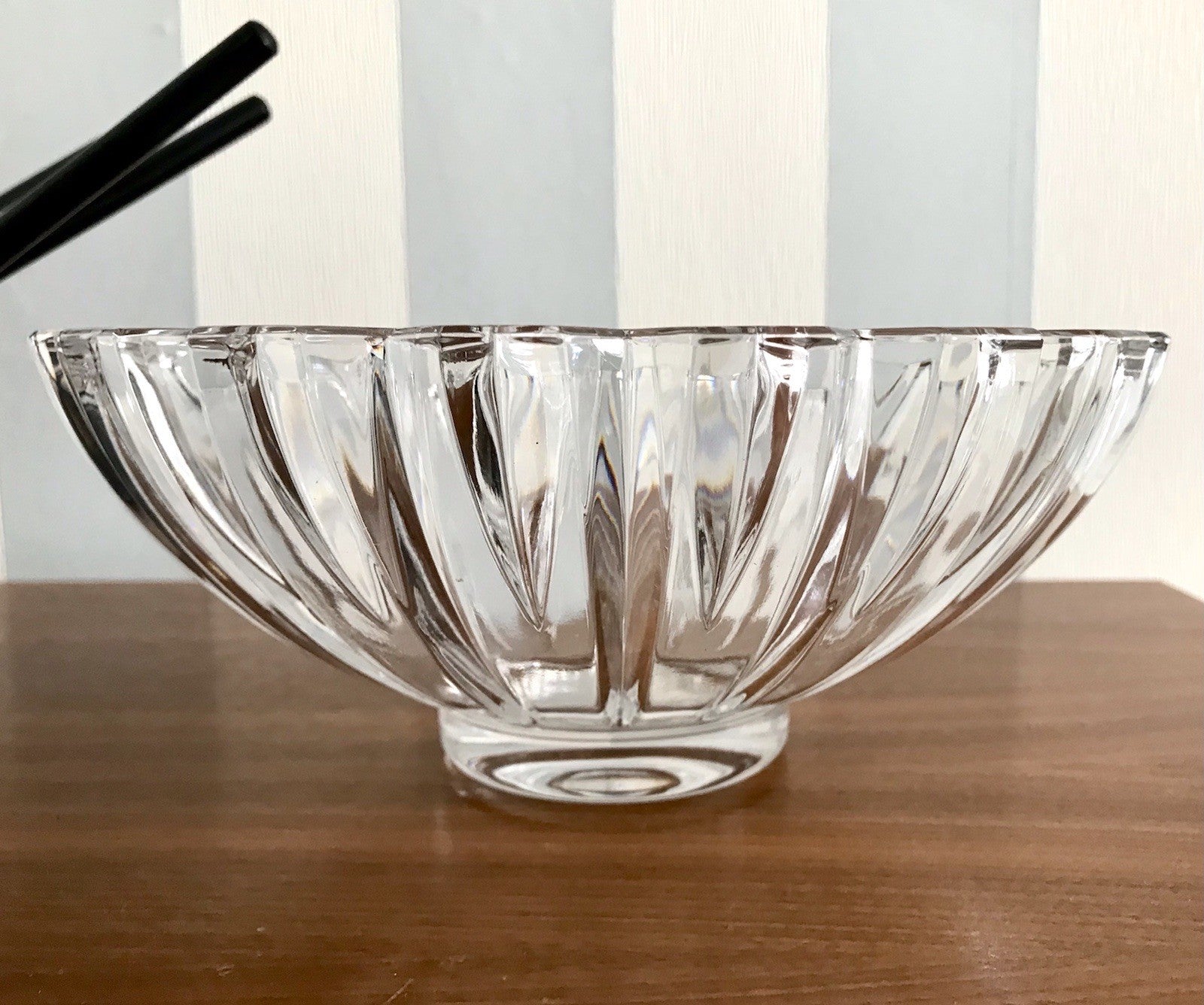 Villeroy&Boch Edel Vintage Designer Glas Schale signiert Kristallglas