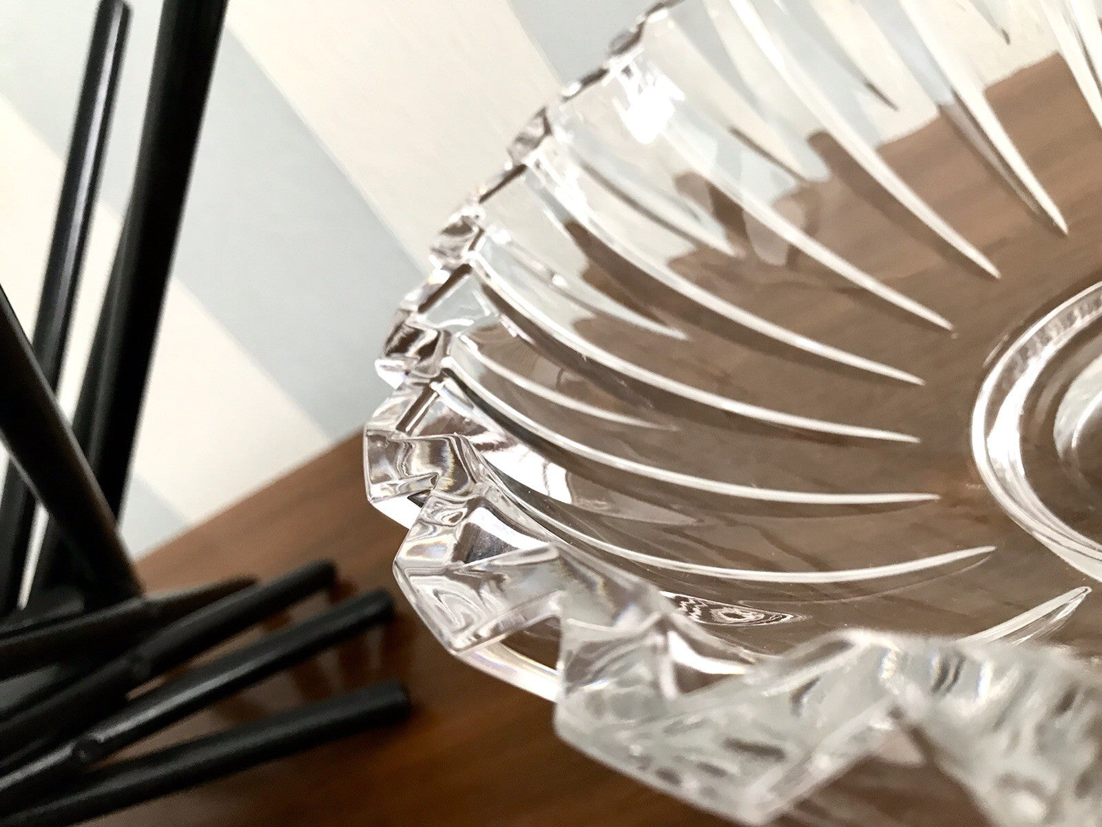 Villeroy&Boch Edel Vintage Designer Glas Schale signiert Kristallglas