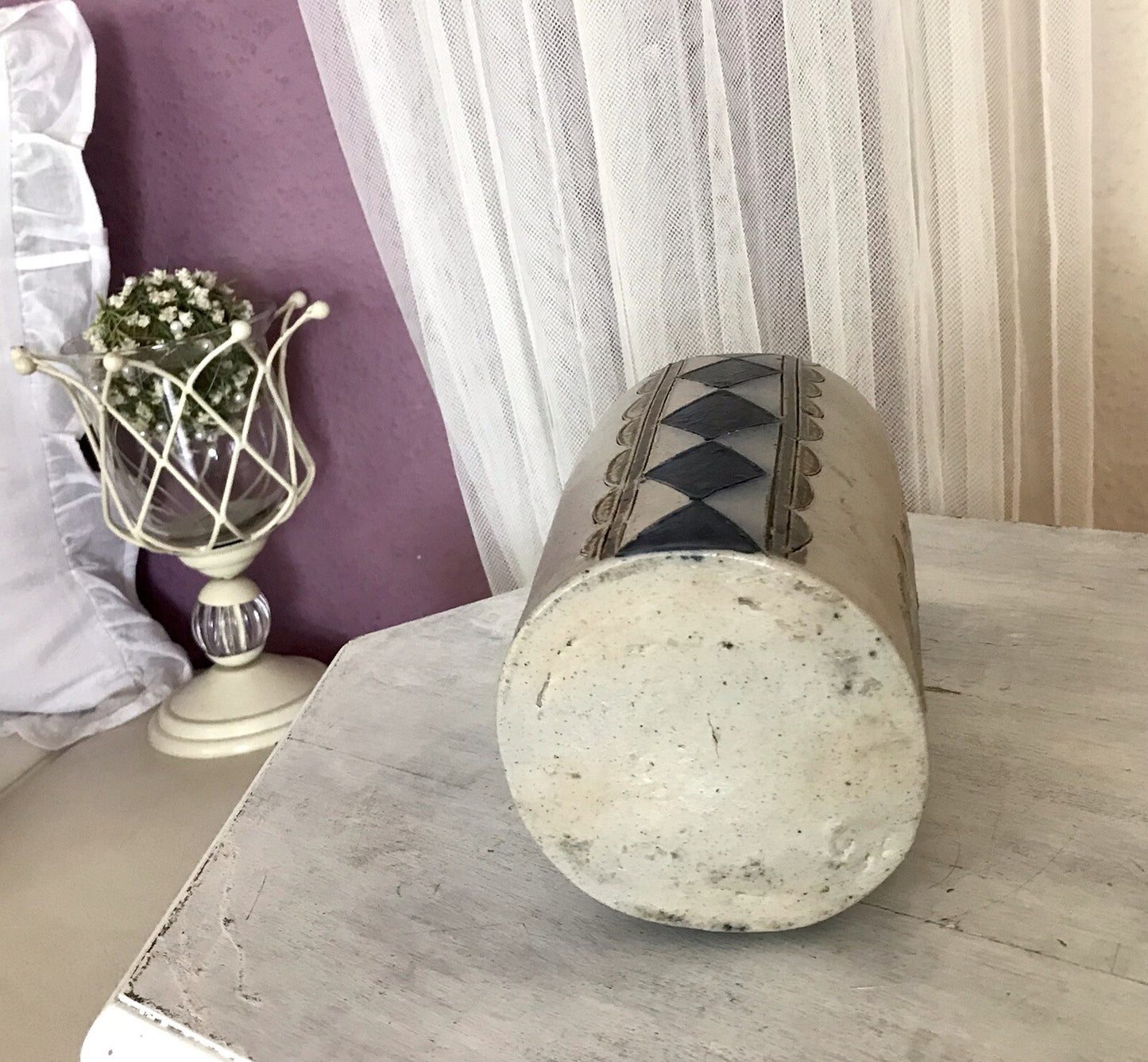 Vintage Karaffe Flasche Schnapsflasche Keramik Steinzeug Westerwald?