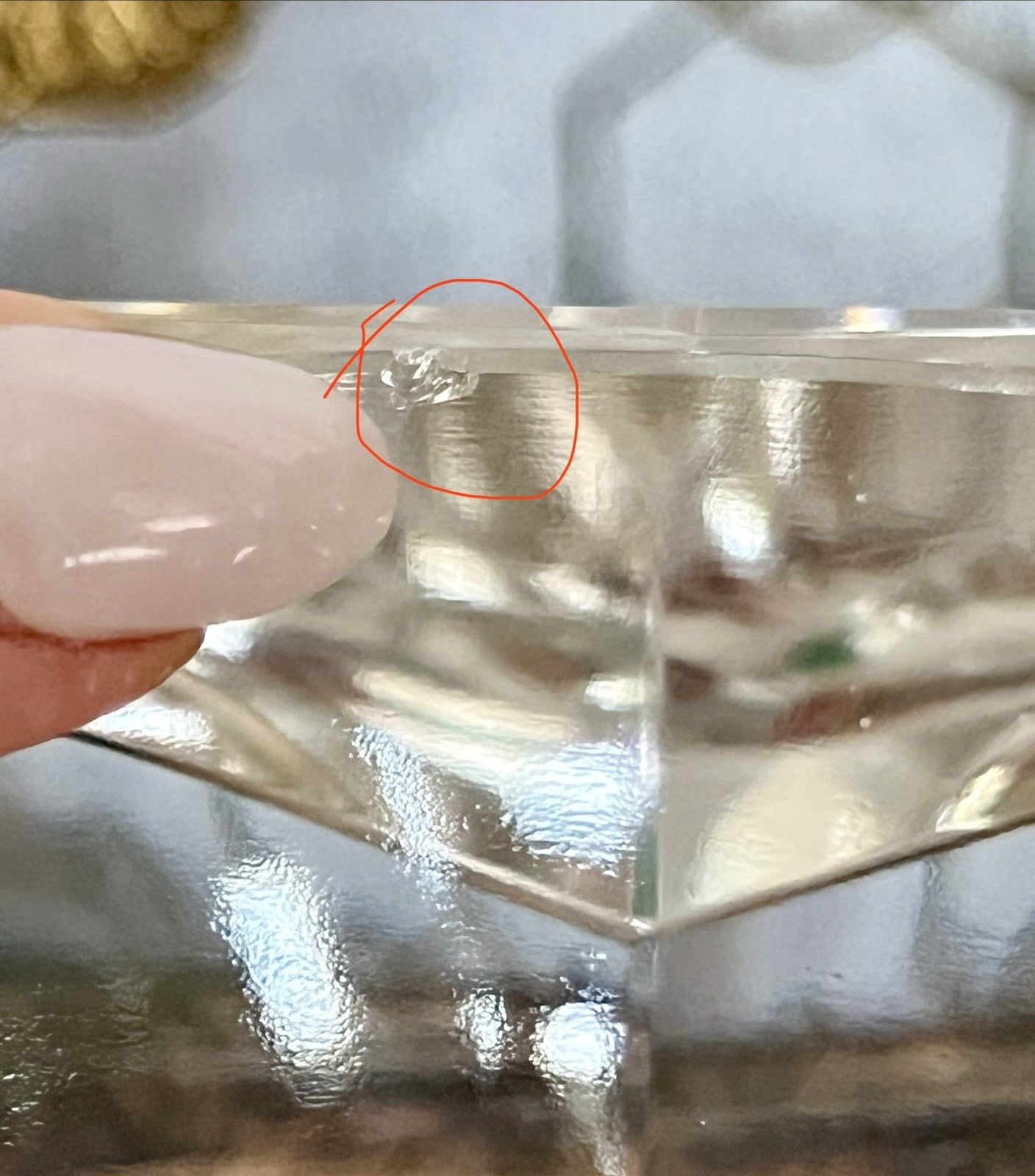Art Déco Aschenbecher Designer  Ascher farblos Kristallglas EDEL Franz Burkert?