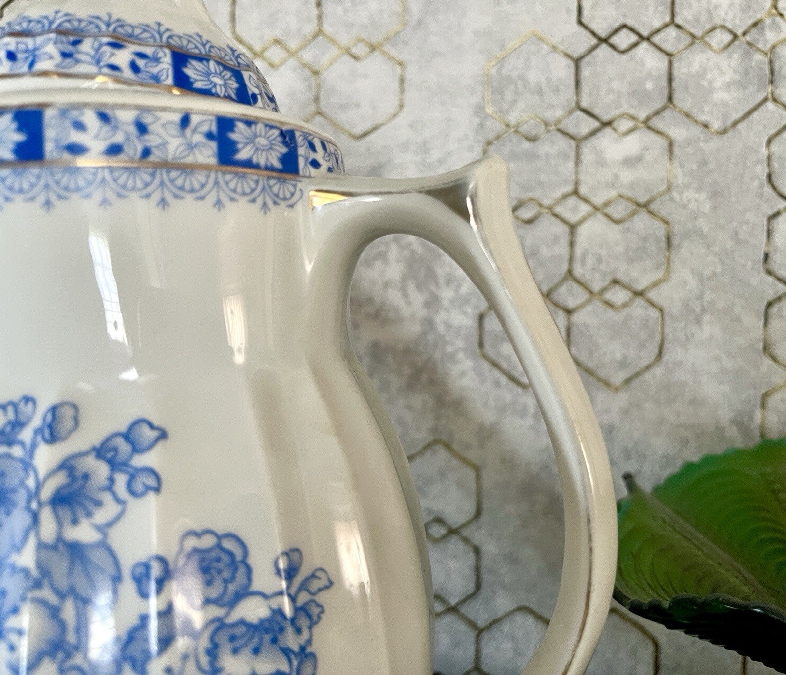 Edel Antik Jugendstil Sorau Margaret Porzellan Kaffeeservice Kernstück 4 Teile