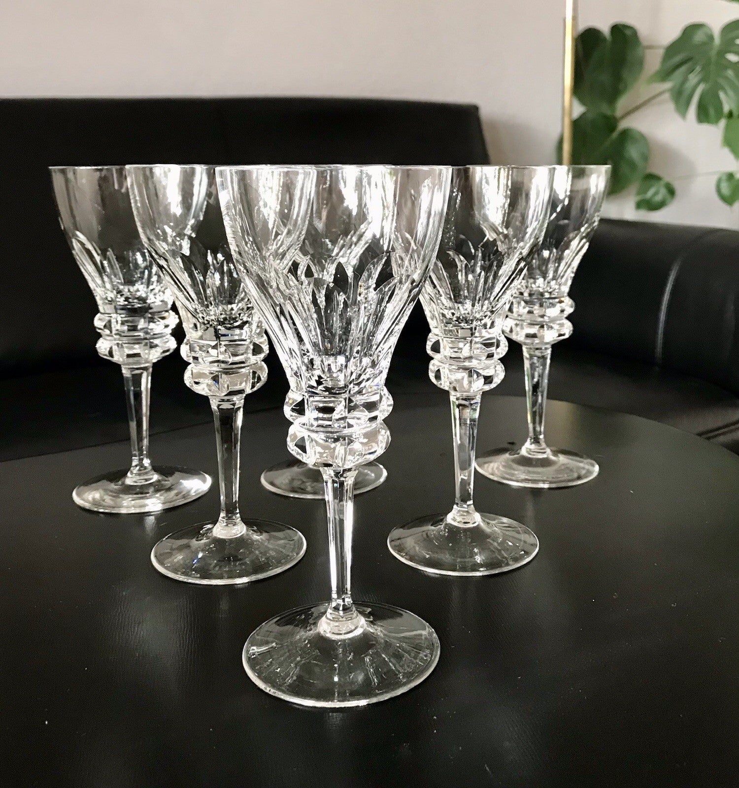 Vintage Set á 6St. & Set à5 St. EDEL Weingläser Gläser Kristallglas Bleikristall