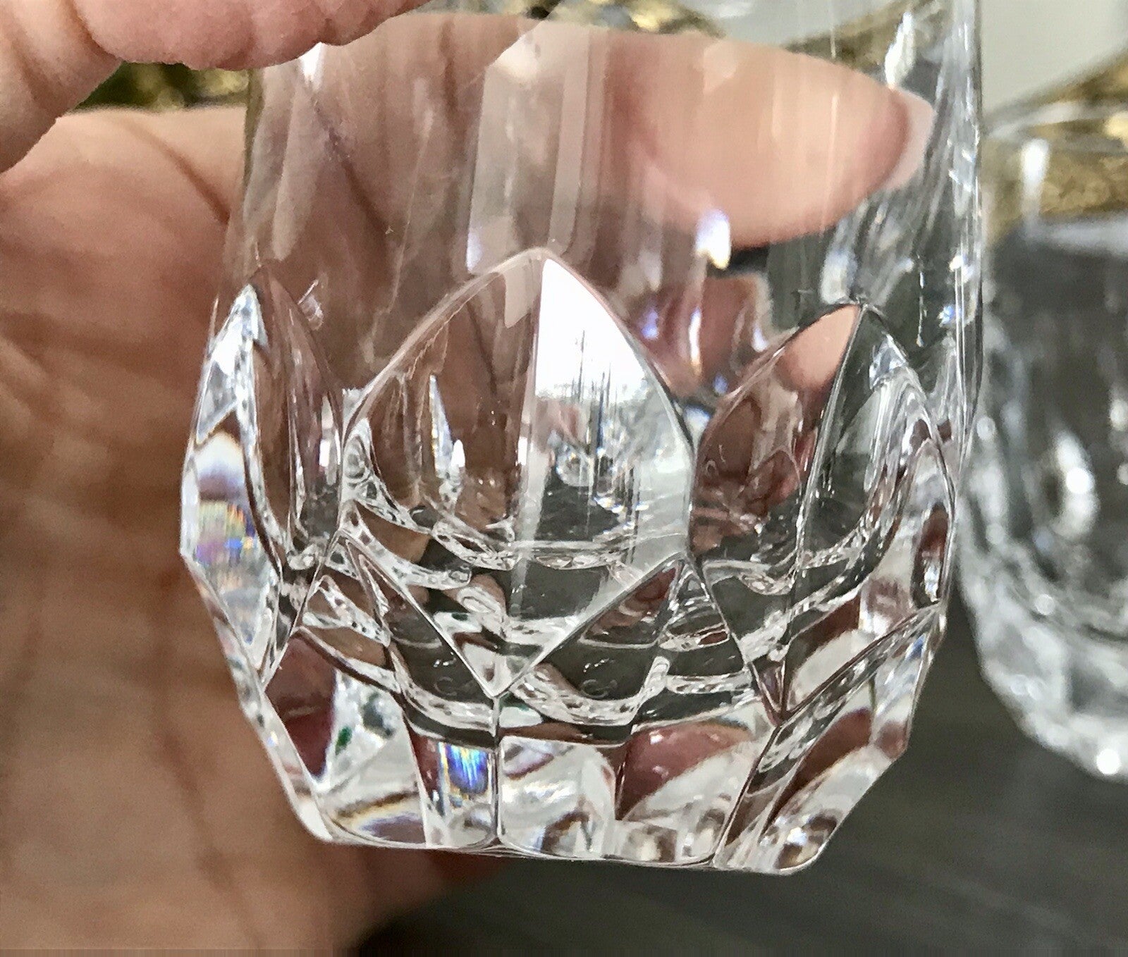Vintage Edel 3x Schnapsgläser Gläser Kristallglas Peill & Putzler Bleikristall