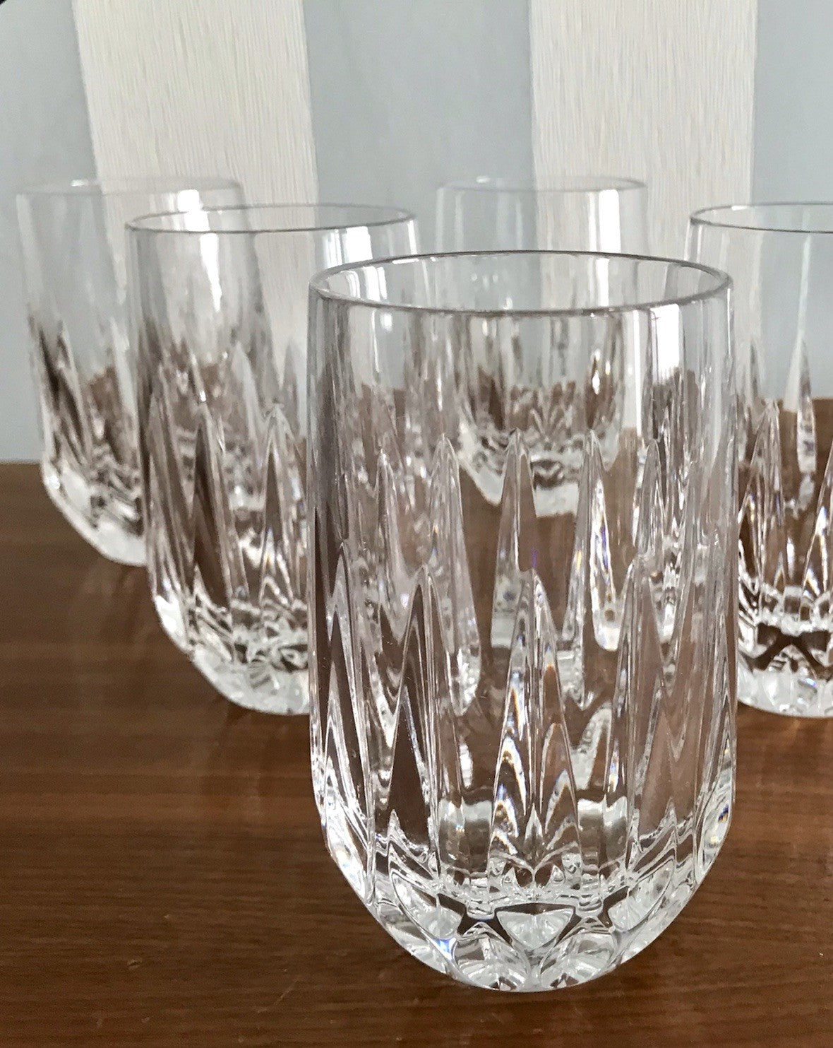 Vintage 3 edel Wassergläser Gläser Kristallglas geschliffen schön Nachtmann