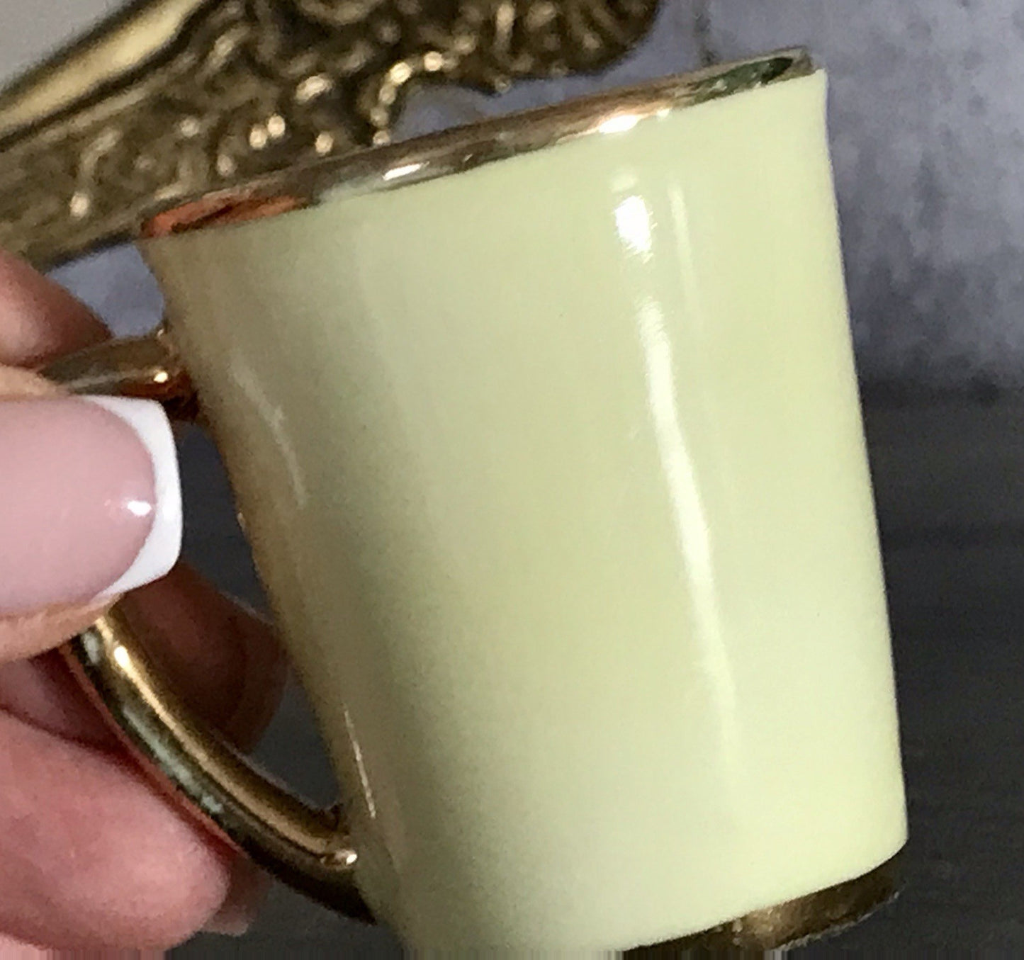 Antik Porzellan Andenken Becher Kurbecher Tasse Marianske Lazne