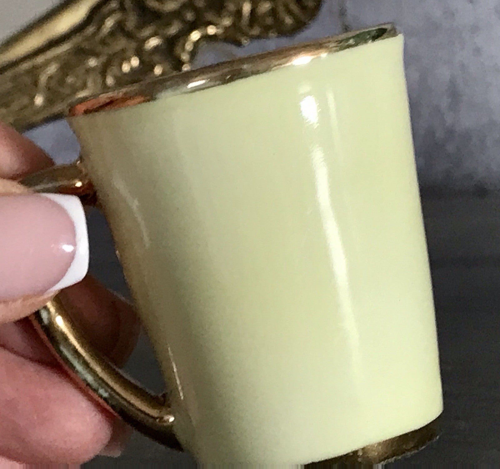 Antik Porzellan Andenken Becher Kurbecher Tasse Marianske Lazne