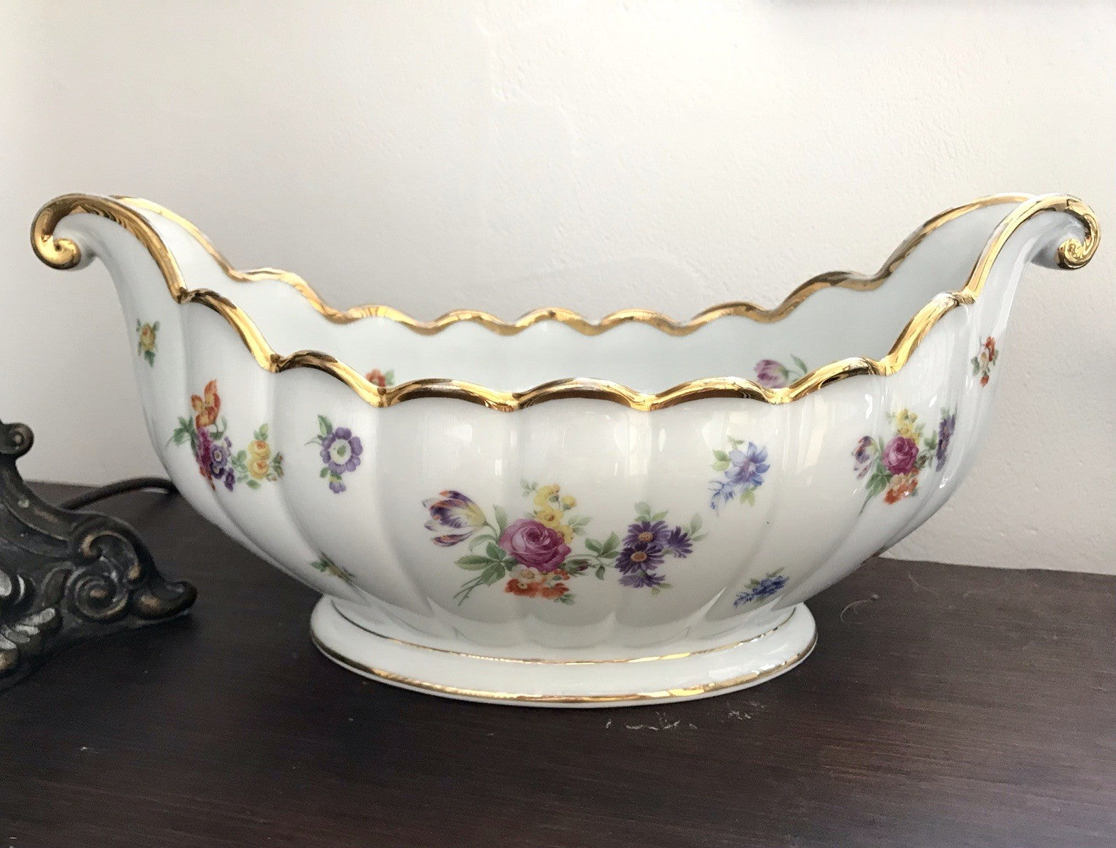 Antik Art Déco Edel Porzellan Zierschale Schale Jardiniere  Prunkschale Thomas