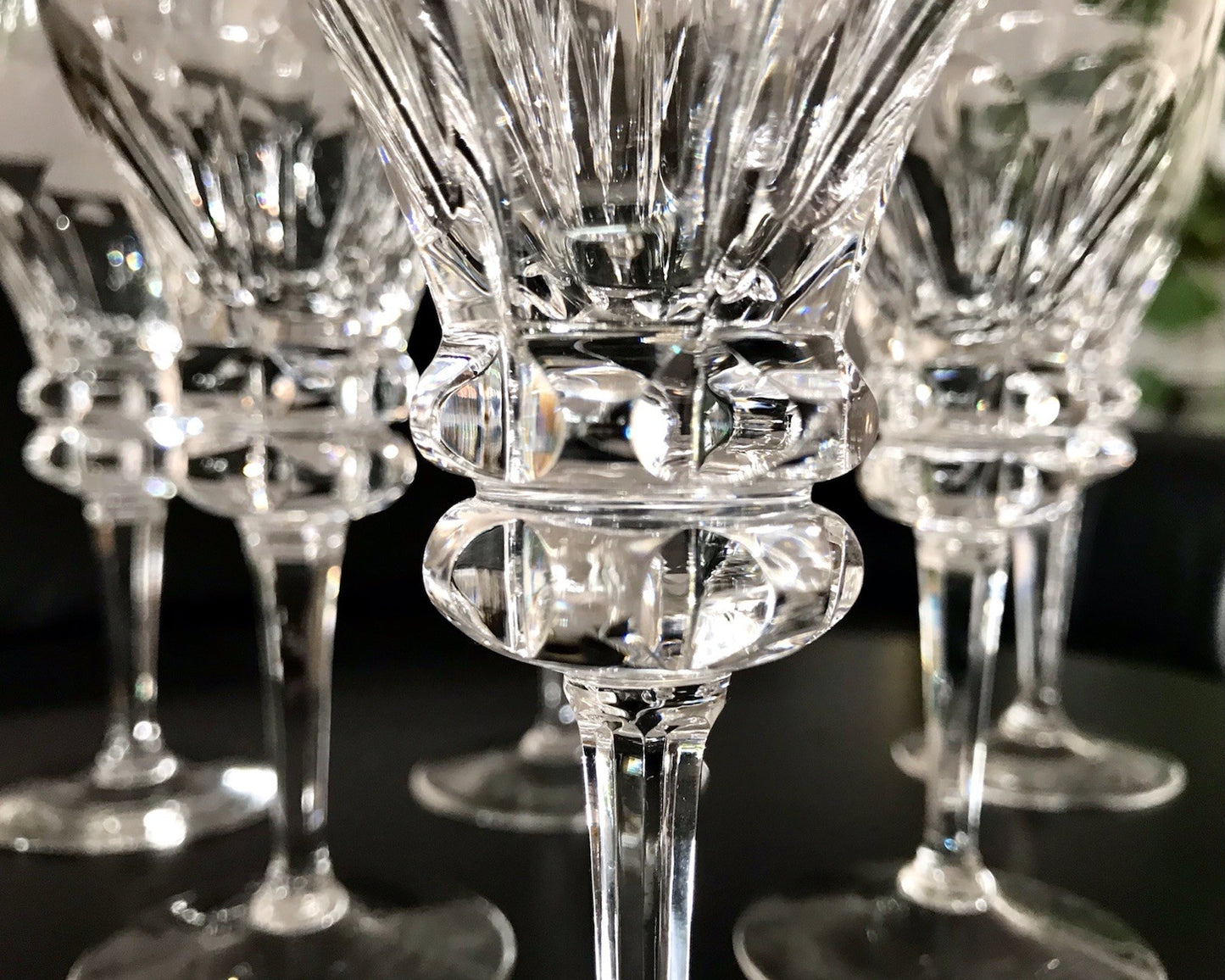 Vintage Set á 6St. & Set à5 St. EDEL Weingläser Gläser Kristallglas Bleikristall