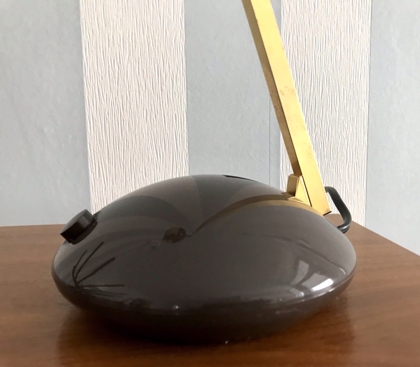 Vintage Space Age 60er 70er Tischleuchte Lampe Leuchte Eyeball veaun gold