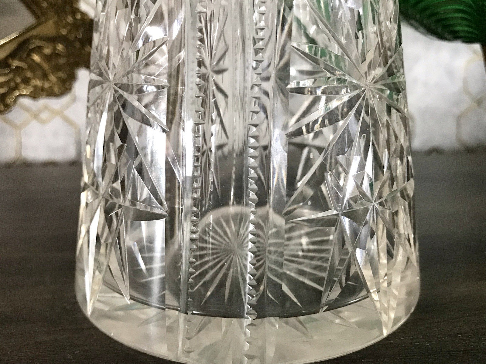 Antik Saint Louis? Glaskaraffe Karaffe Kristallglas wundervoll Bleikristall Edel