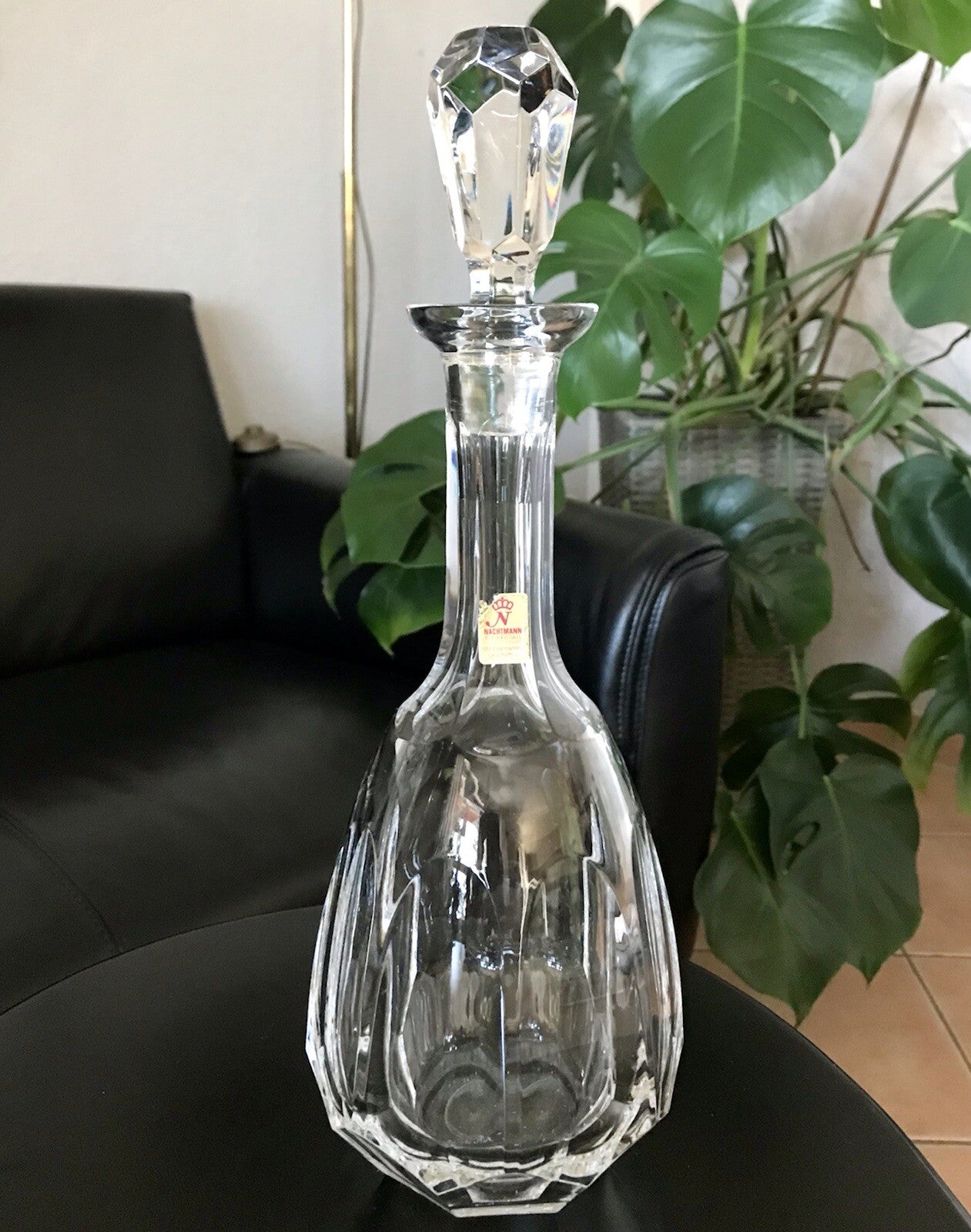 Vintage Nachtmann Antika Kristallglas Bleikristall Karaffe Dekanter EDEL