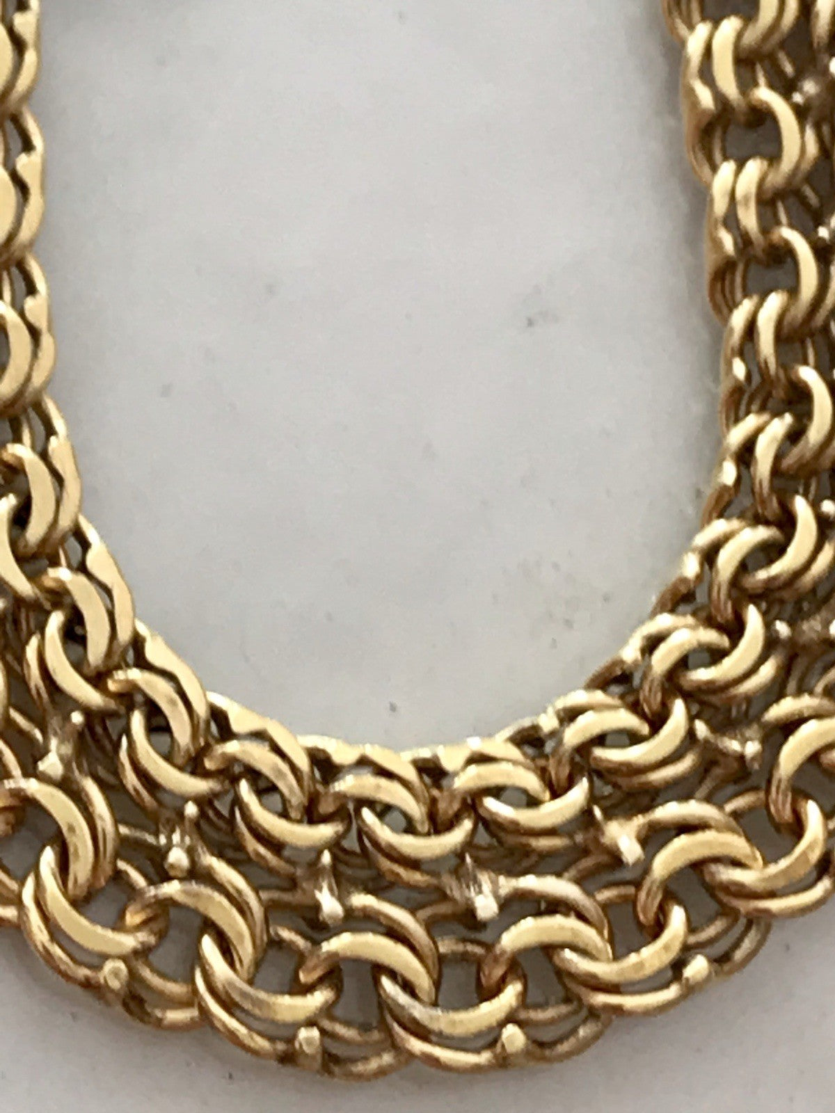Vintage 60er FBM Collier Halskette Amerik. Doublè gold SCHÖN