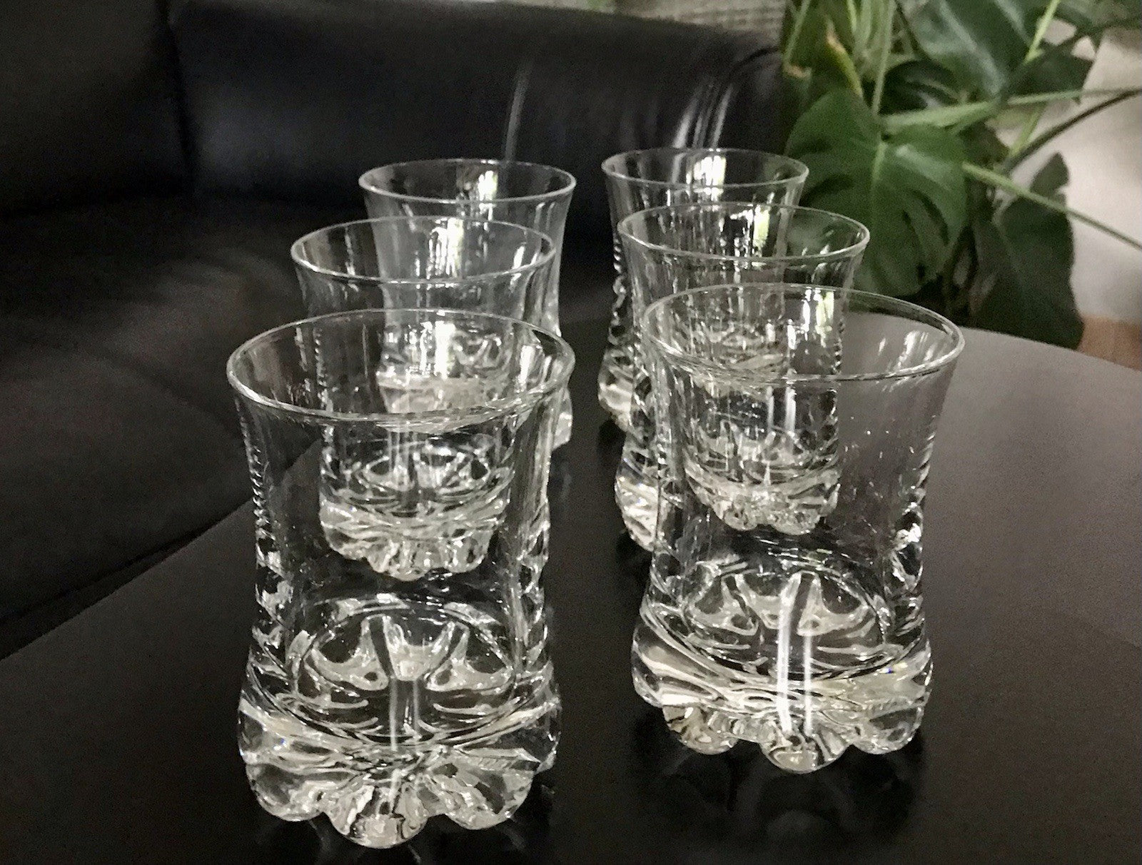 Vintage 6 Luigi Bormioli Light&Music Wasser Whisky? Gläser Kristallglas Glas