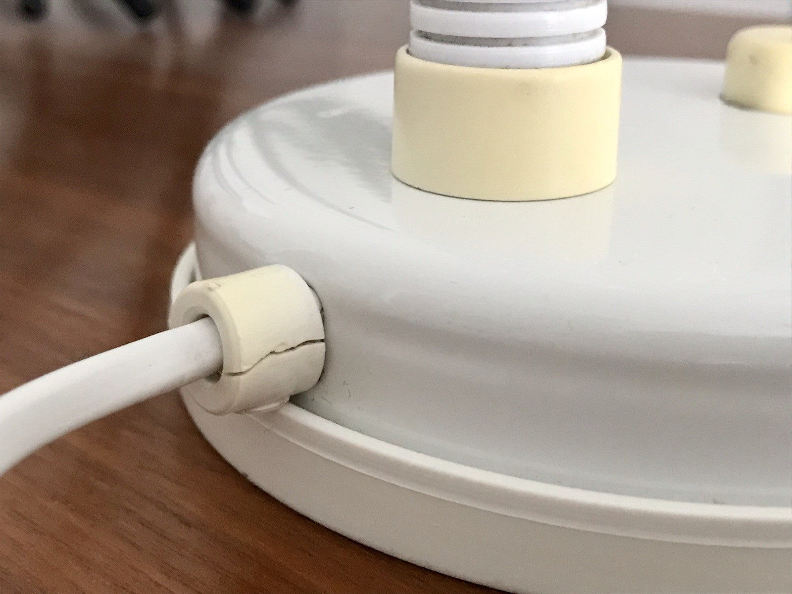 Vintage 70er 80er 2x Gelenkarm Tischleuchte Lampe Leuchte belgisch weiß