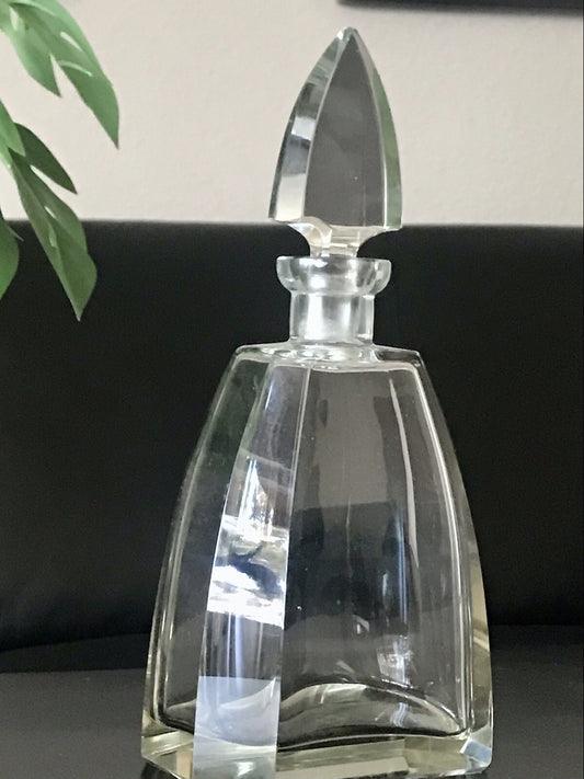Antik Art Déco Kristallglas Design Palda? Moser? Karaffe EDEL geometrisch
