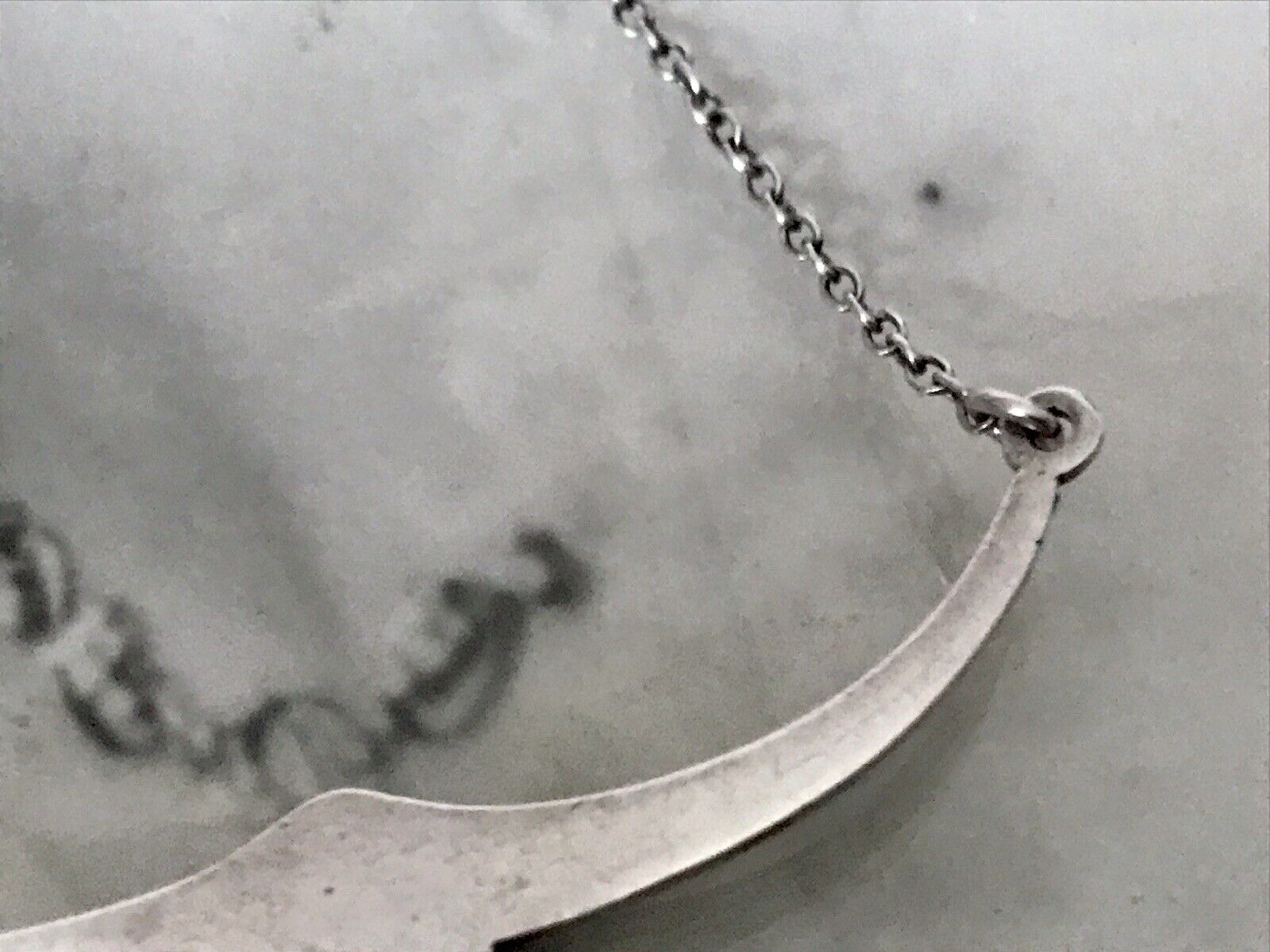 Antik Jugendstil Art Déco 925 Sterling Silber Collier Halskette roter Stein