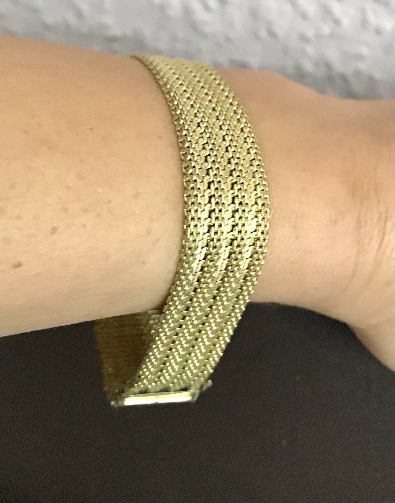 Vintage Teppicharmband Armband vergoldet Amerik. Doublè