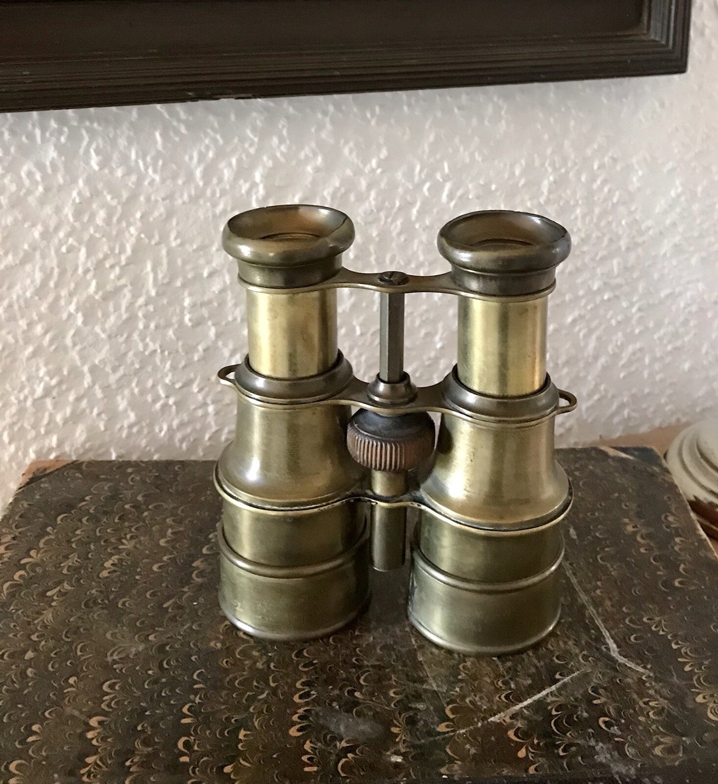 Antik Fernglas Opernglas Messing