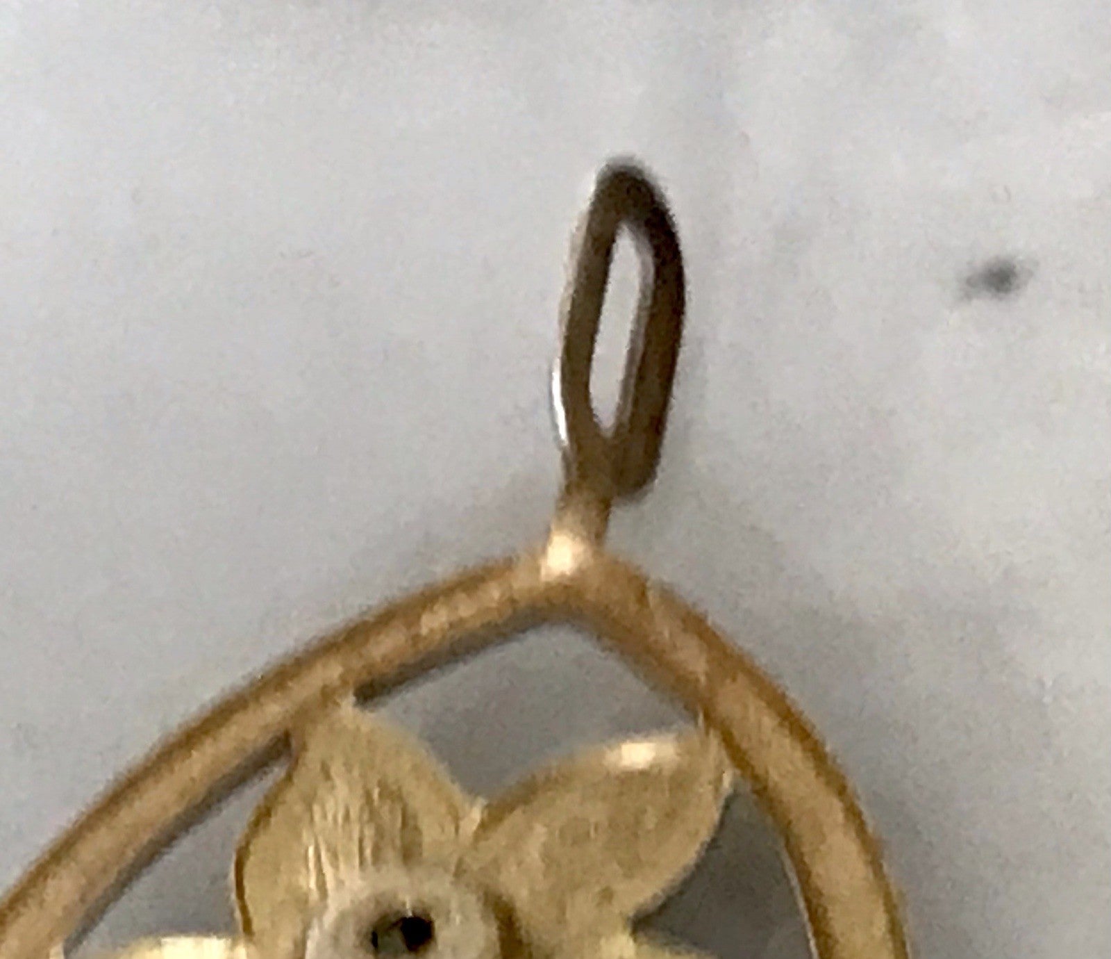 Vintage alt 925 Silber Anhänger Kettenanhänger rubinroter Stein vergoldet