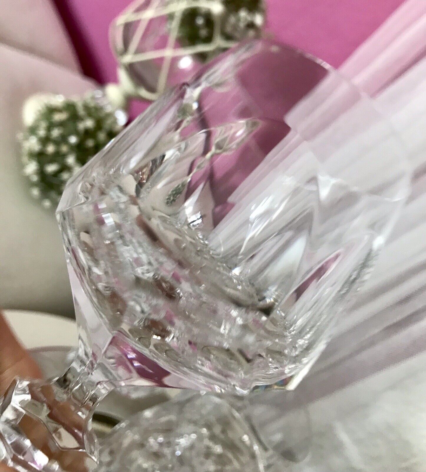 Vintage SEHR EDEL 6 Weingläser Gläser  Kristallglas Nachtmann Alexandra
