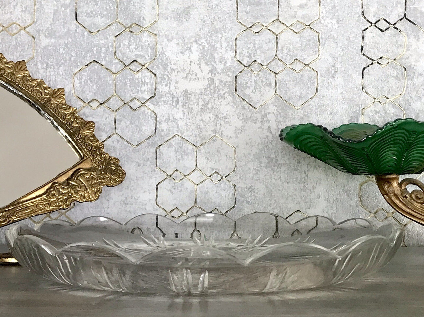 Antik Bleikristall Schale Glasschale Kristallglas Glas Schliff EDEL wundervoll!