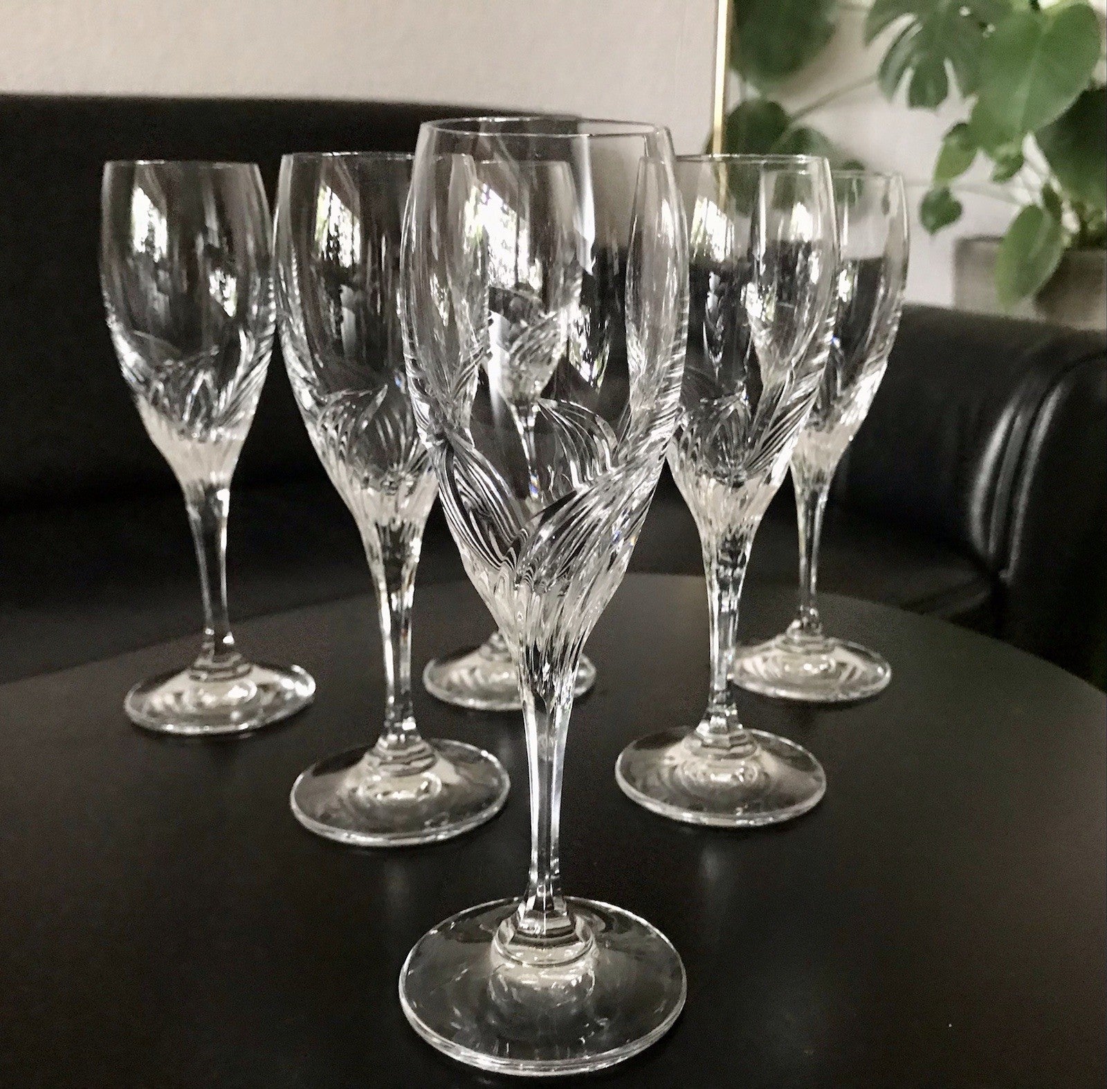 EDEL 6 Cherrygläser Gläser  Kristallglas Nachtmann Yvonne Bleikristall